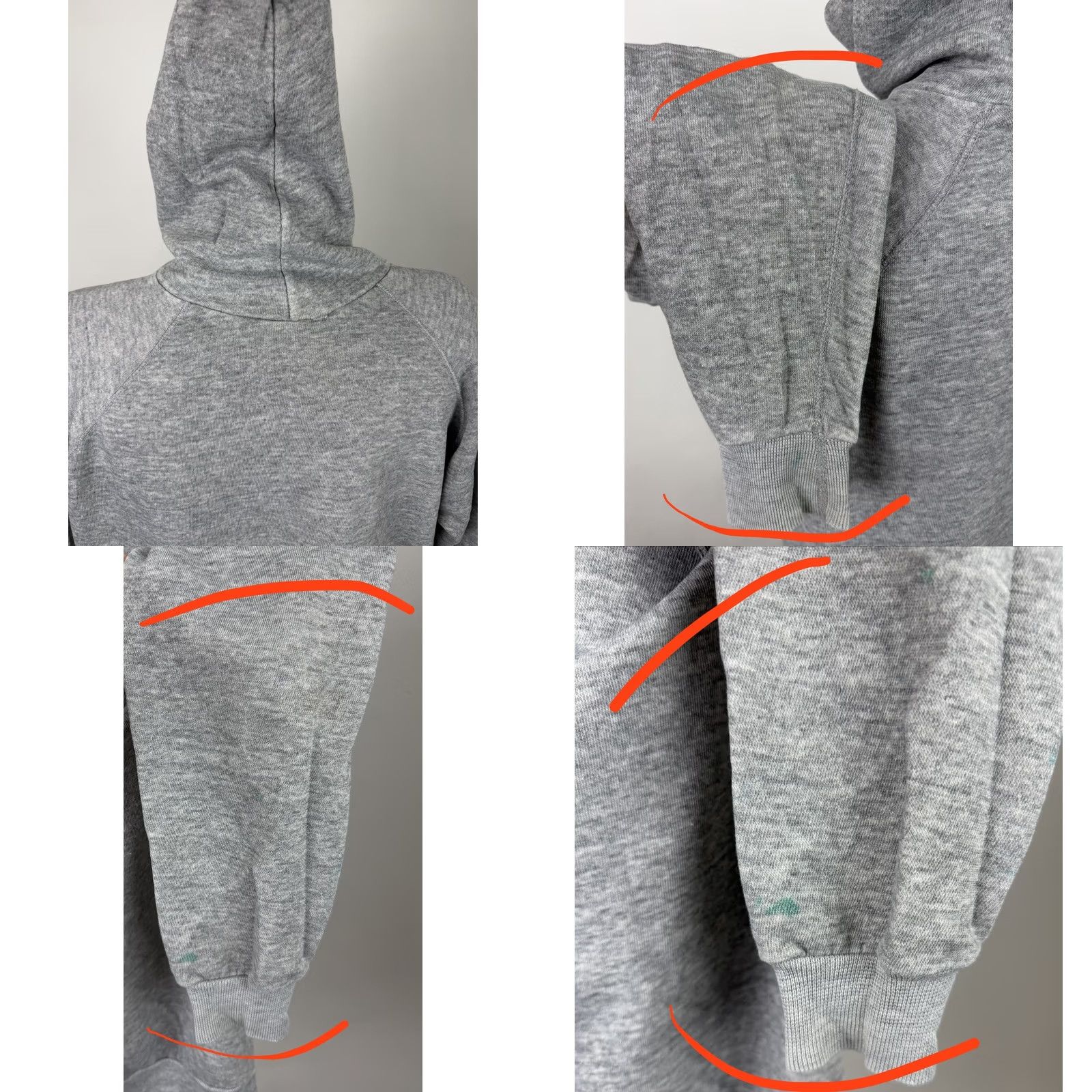 Vintage VINTAGE Unbranded Hoodie Mens Medium Gray Heather Raglan Lightweight Army 80s 90s Grunge Retro Pullover Hooded shirt Mens Size US M / EU 48-50 / 2 - 9 Thumbnail