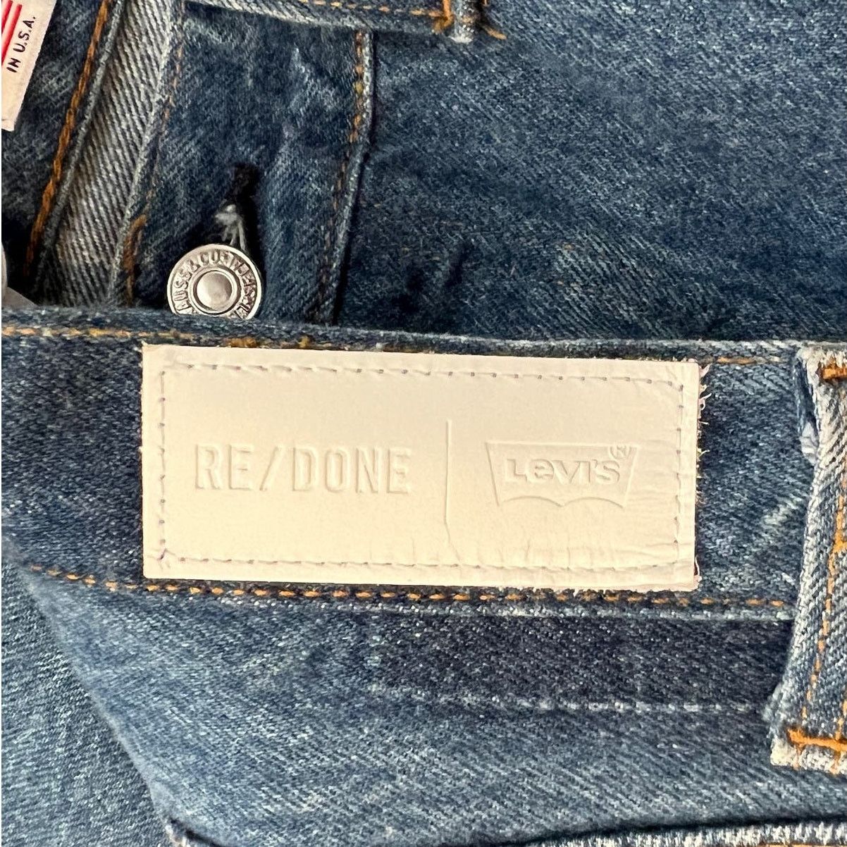 NEW RE/DONE x Levi\'s High Rise Ankle Crop Jeans Size 29