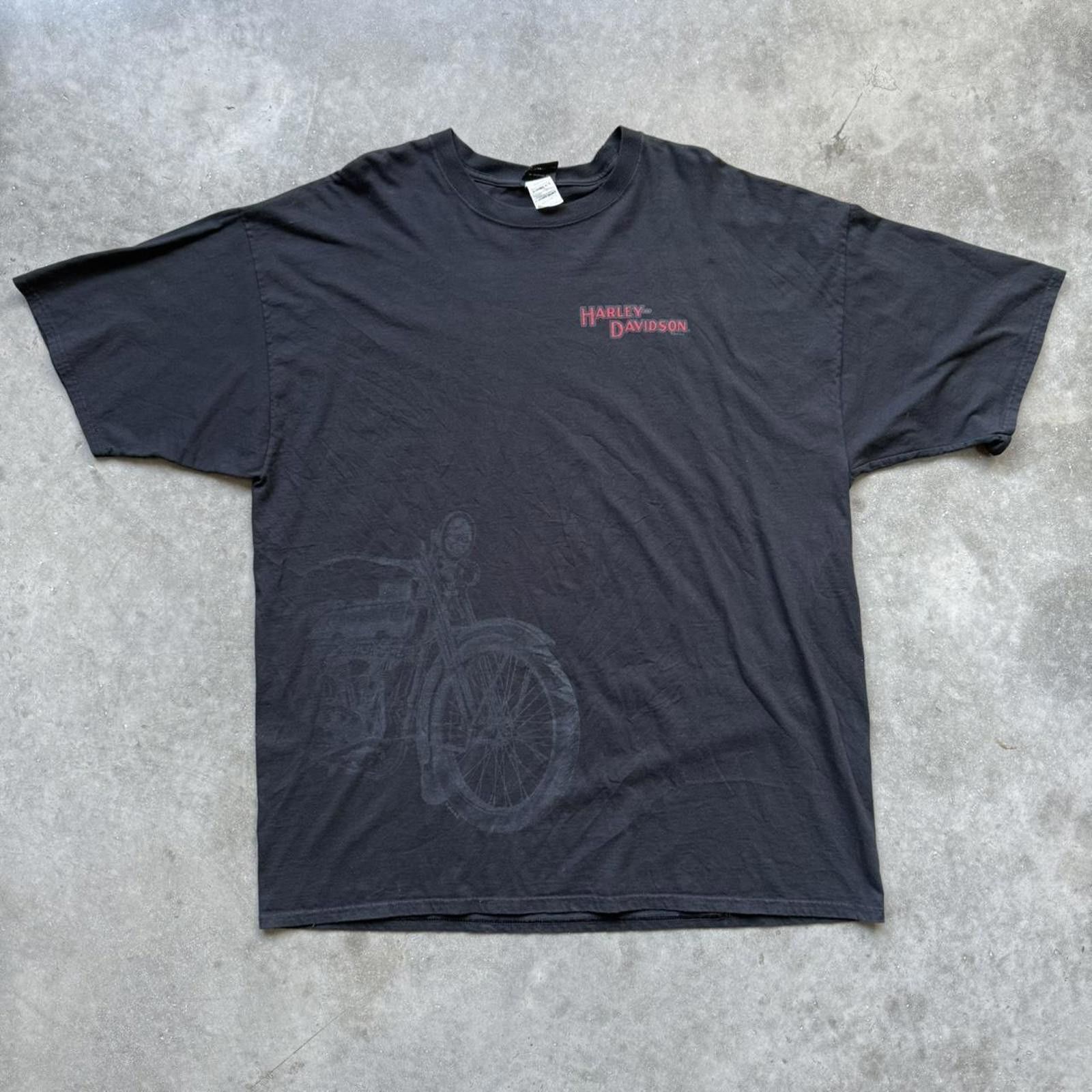 Harley Davidson Harley-Davidson Motorcycles “Tampa eagle” Faded Y2K T-shirt Size US XXL / EU 58 / 5 - 2 Thumbnail