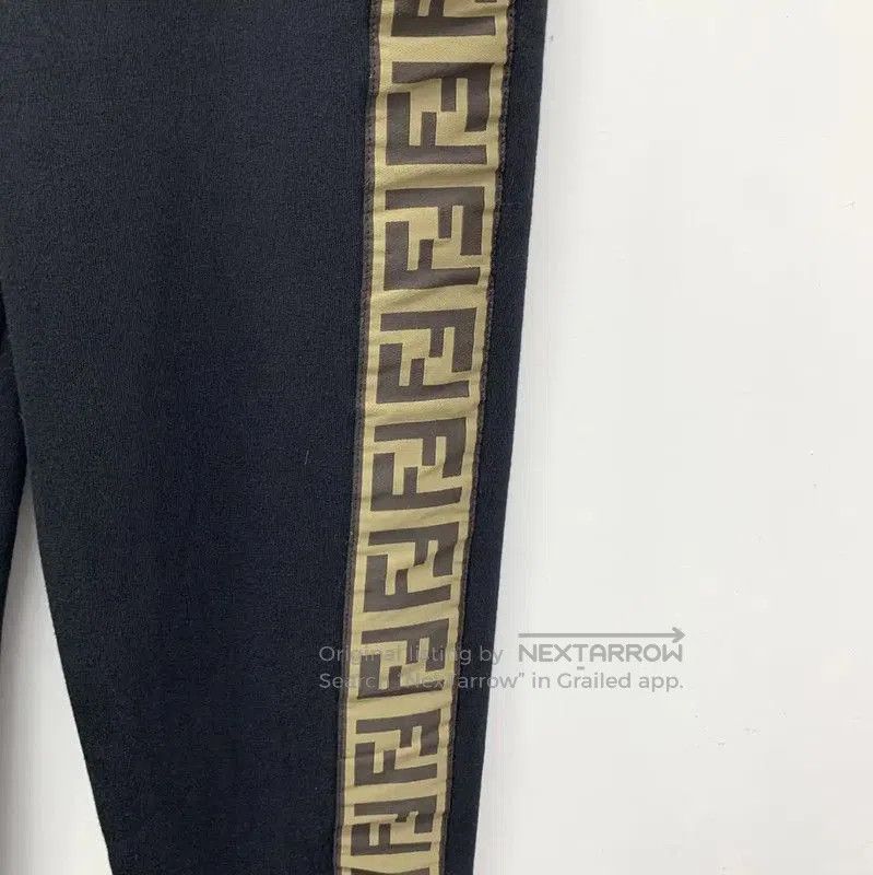 Fendi Fendi Black Cotton Casual Pants for Women . Size 23" - 4 Thumbnail