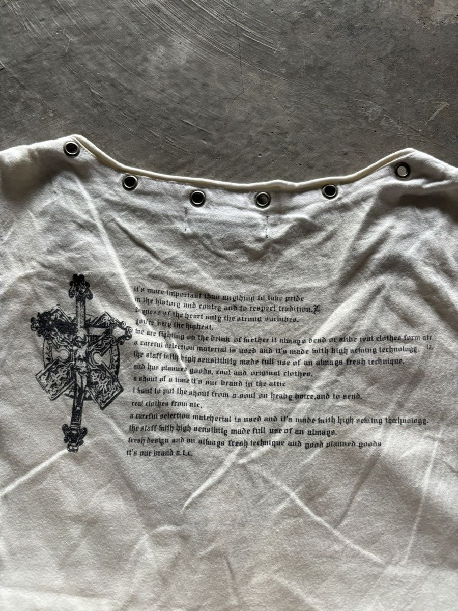 If Six Was Nine × In The Attic × Le Grande Bleu (L.G.B.) IN THE ATTIC poem y2k big cross japanese grunge goth style Size US M / EU 48-50 / 2 - 12 Thumbnail