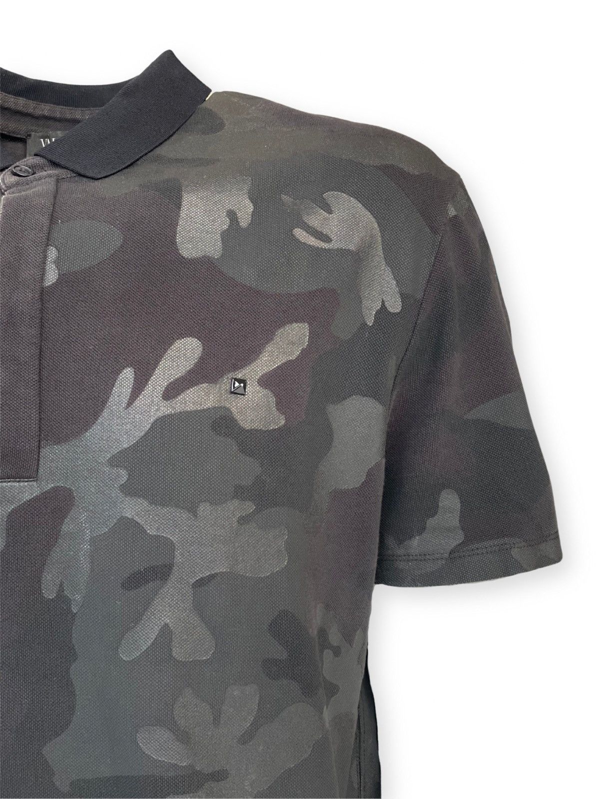 Valentino Valentino Camo Print Provocateur Polo Shirt Size US XL / EU 56 / 4 - 6 Thumbnail