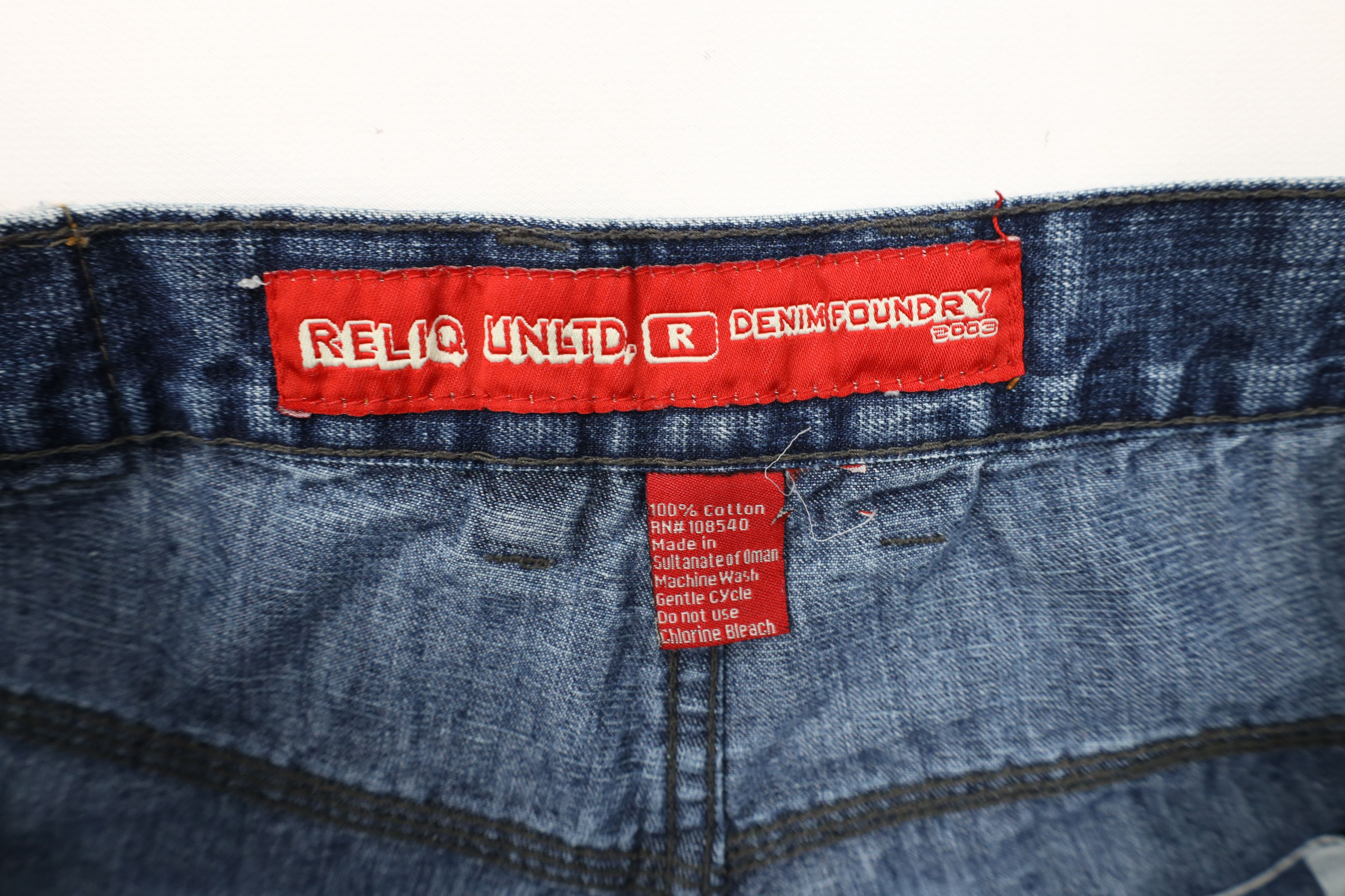 Vintage Vintage Y2K Streetwear Baggy Loose Fit Denim Cargo Shorts Size US 34 / EU 50 - 8 Thumbnail