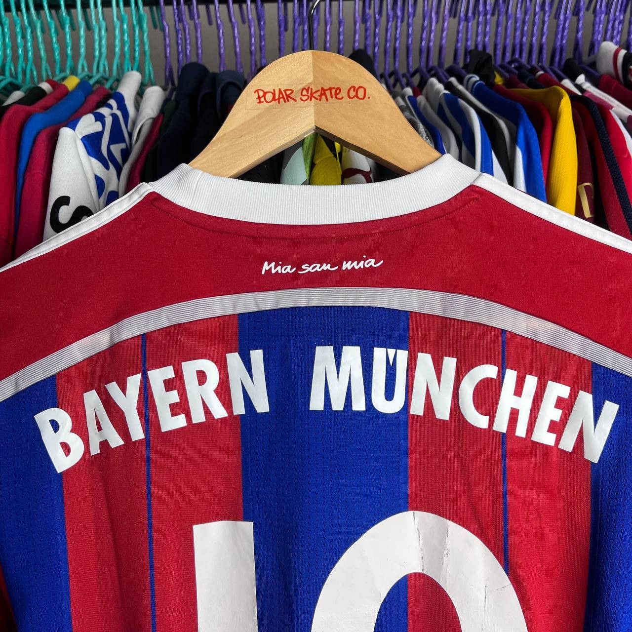 Adidas Bayern Munchen 2014 Football Soccer Jersey #19 Mario Gotze Size US S / EU 44-46 / 1 - 9 Thumbnail