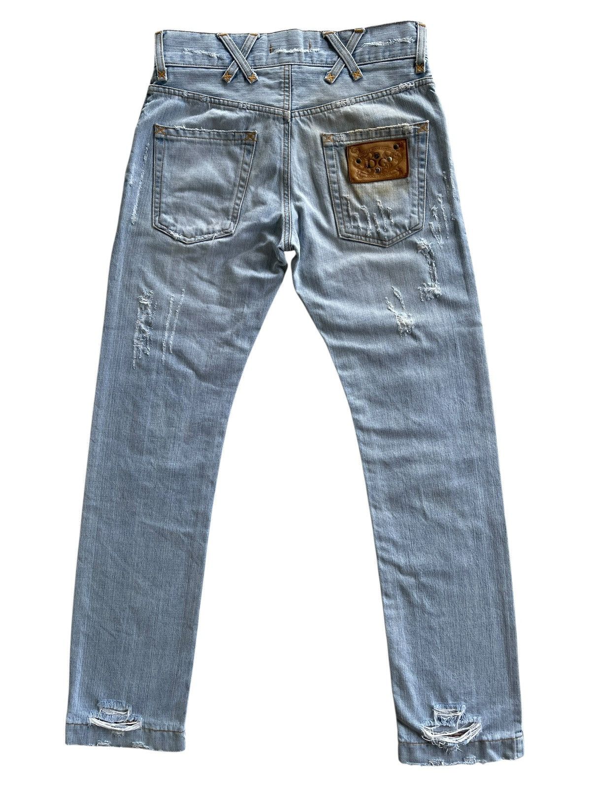 Dolce & Gabbana Dolce & Gabbana Ripped Distressed Denim Size US 30 / EU 46 - 7 Thumbnail