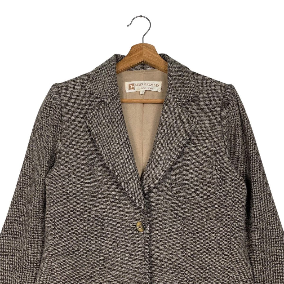 Pierre Balmain Miss Balmain Houndstooth Jacket Size S / US 4 / IT 40 - 2 Thumbnail