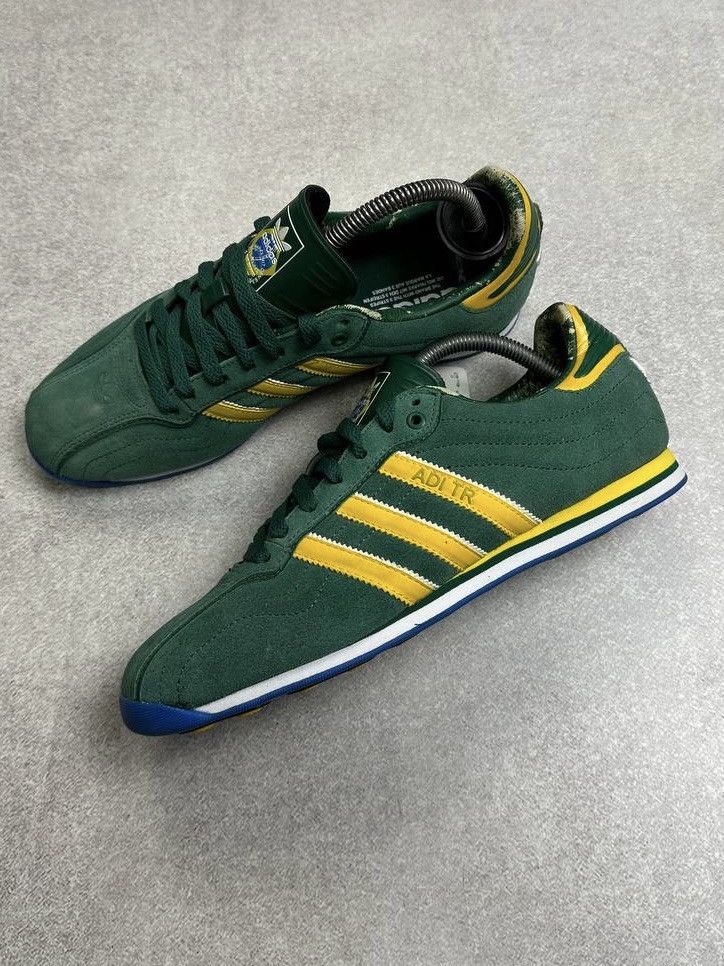Adidas NWT 2006 Adidas Brasil World Cup ADI TR Suede Sneakers Size US 8.5 / EU 41-42 - 4 Thumbnail