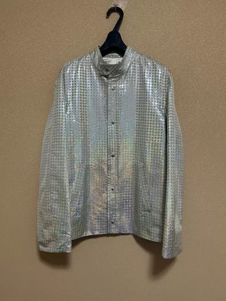 Louis Vuitton Silk runway limited standing neck jacket