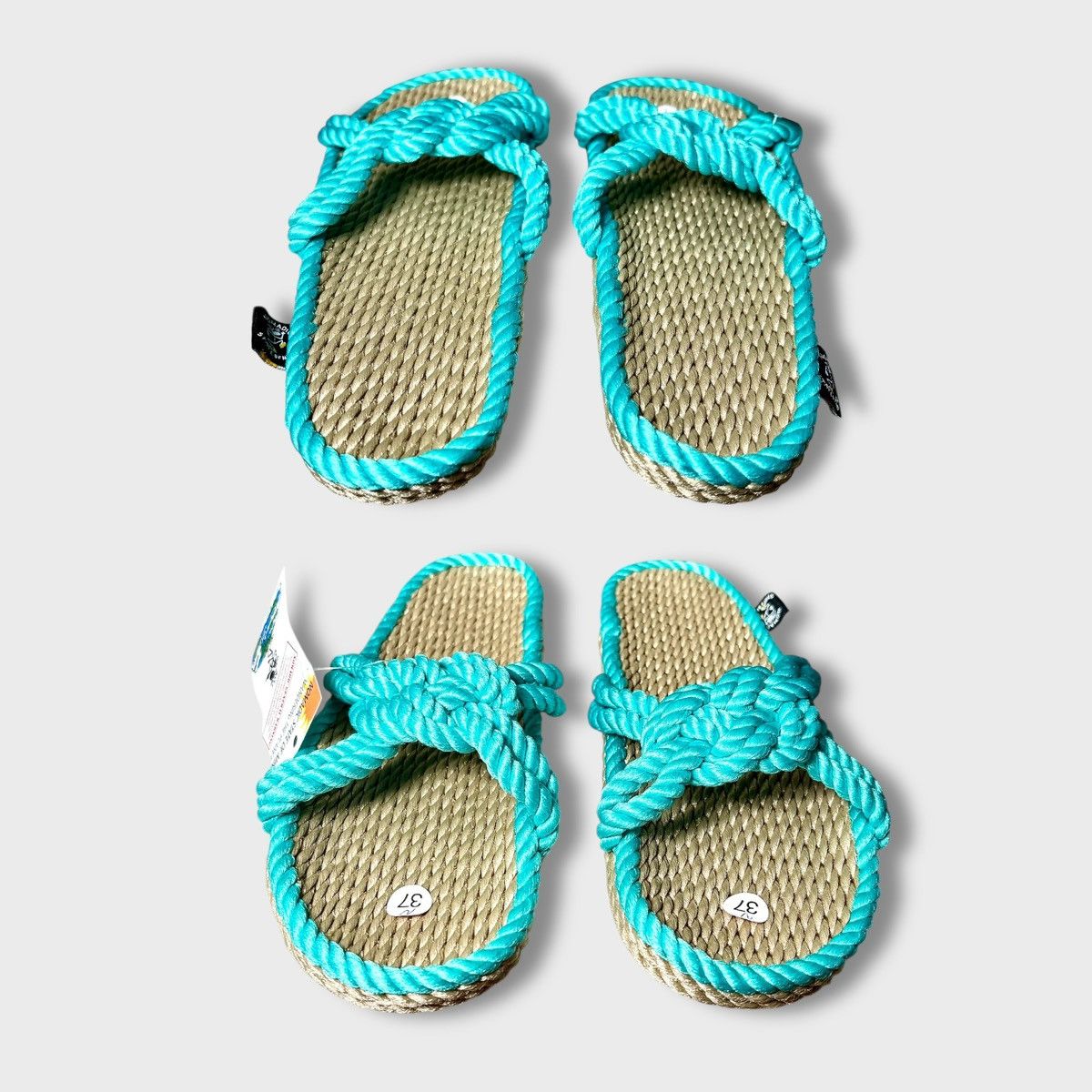 Nomadic State of Mind Nomadic State of Mind Women’s Sailor Knot Rope Sandals 37, 7 Size US 7 / IT 37 - 4 Thumbnail