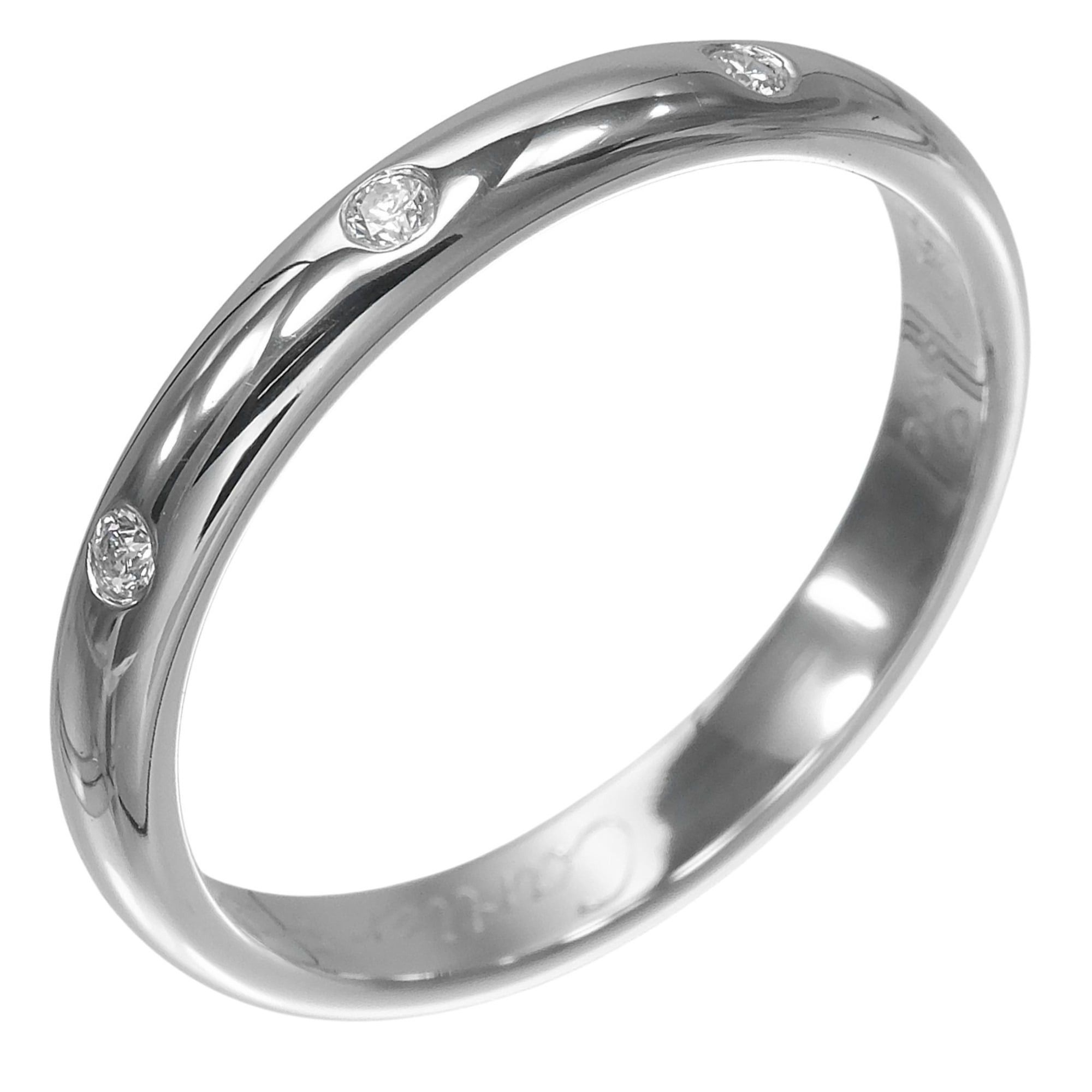Cartier Cartier 1895 Wedding Ring, Size 8, Platinum 950, 3 Diamonds, Approx. 3g. Size ONE SIZE - 1 Thumbnail