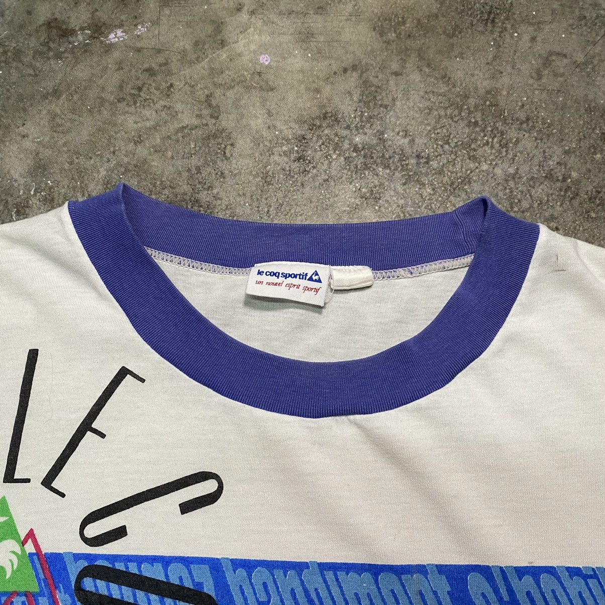 Le Coq Sportif × Vintage Vintage 90’s Le coq Sportif Sportswear T Shirt Size US M / EU 48-50 / 2 - 3 Thumbnail