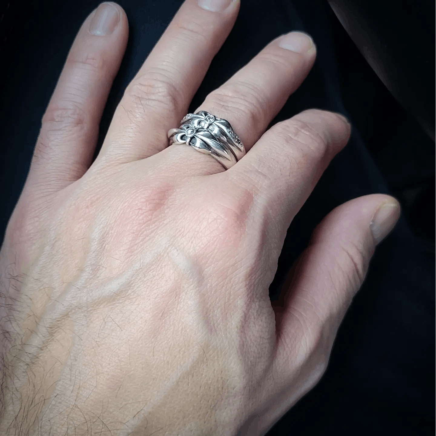 Other Fleur de Lys Floral Band (925 Silver) Size ONE SIZE - 4 Thumbnail