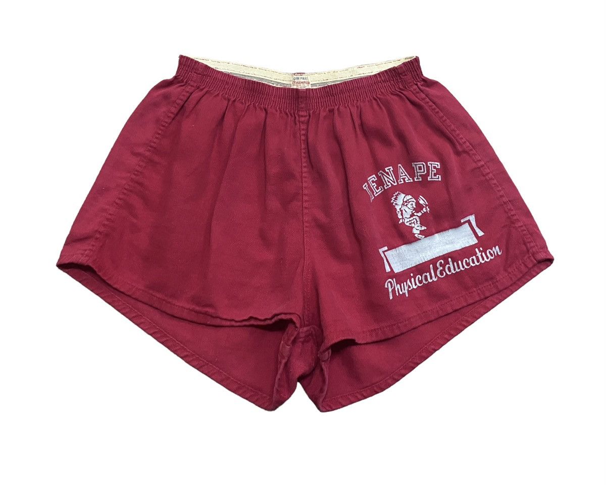 Champion Very Rare Vintage Champion Running Man Gym Pants 1950s Size US 34 / EU 50 - 1 Thumbnail