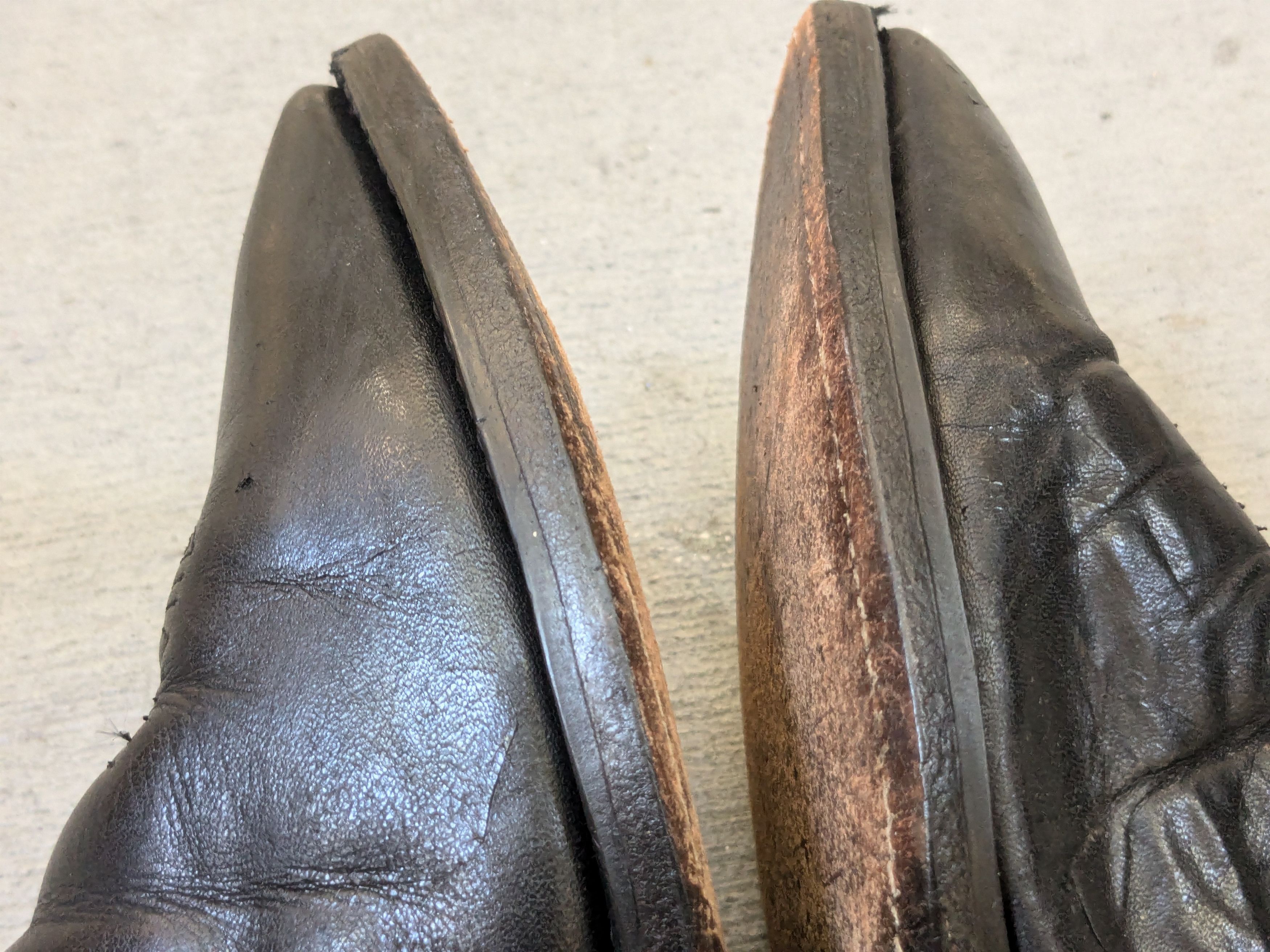Genuine Leather Vintage Code West Cowboy Boots 10.5 Black Leather USA Size US 10.5 / EU 43-44 - 8 Thumbnail