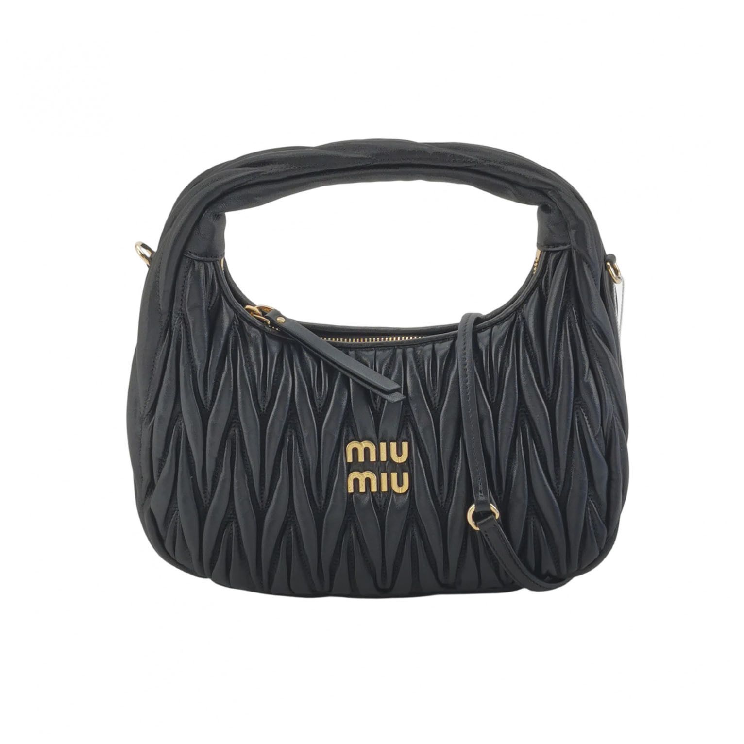 Miu Miu Miu Miu Wander Quilted Leather Shoulder Bag Size ONE SIZE - 1 Thumbnail