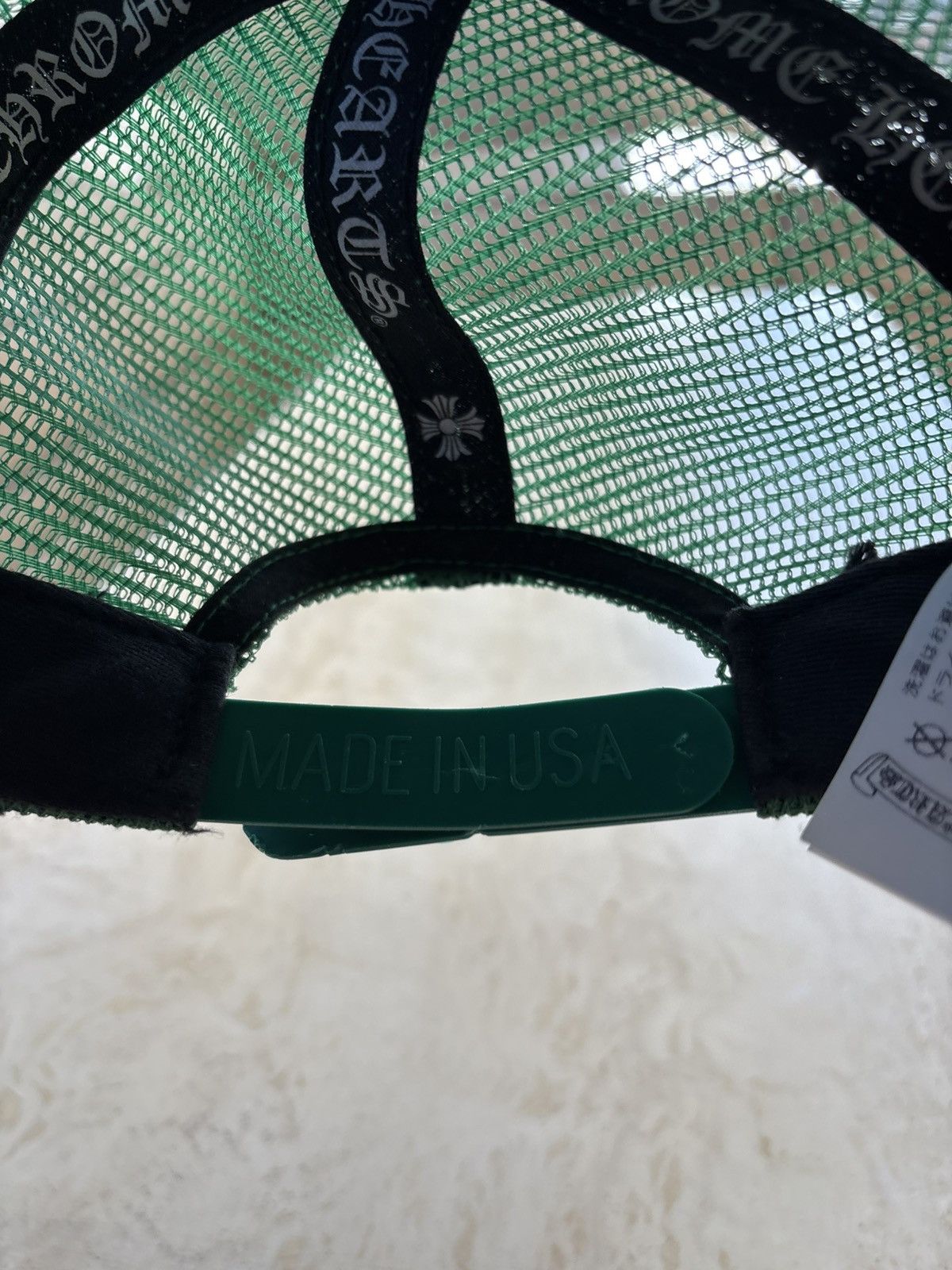 Chrome Hearts Chrome Hearts CH Black/Green Hollywood Trucker Hat Size ONE SIZE - 5 Thumbnail