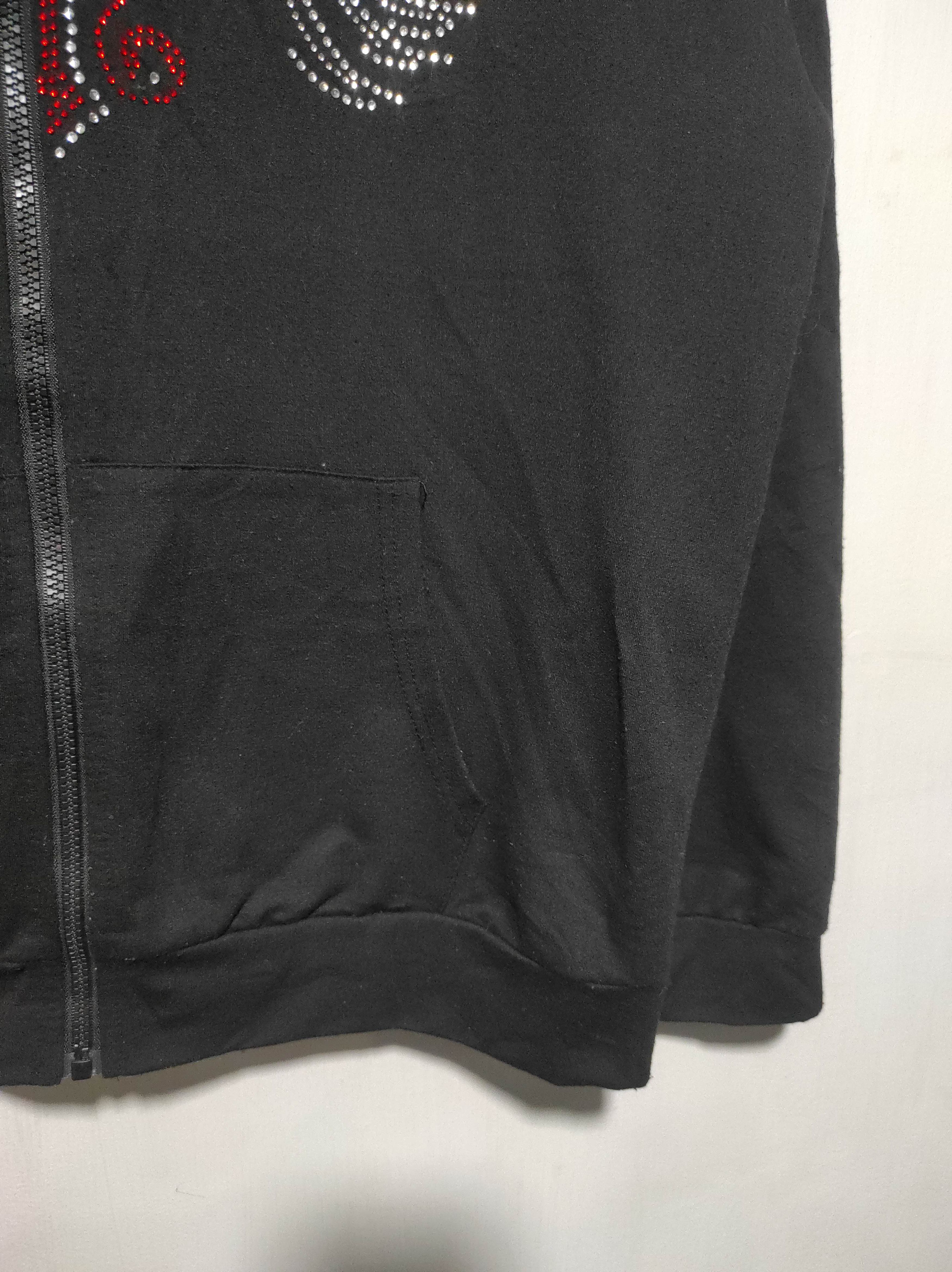 Hysteric Glamour Romwe Cross Zip Fur Hoodie LGB IfSixWasNine style Size US L / EU 52-54 / 3 - 7 Thumbnail