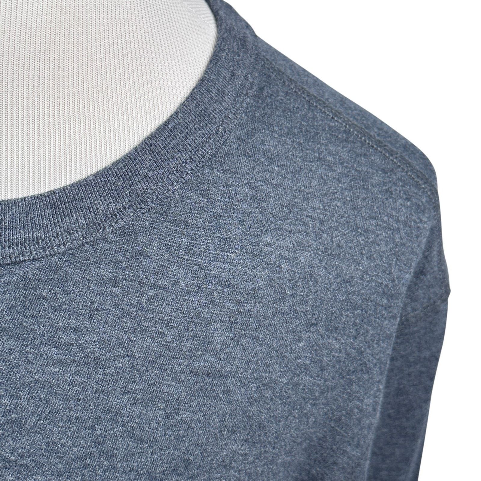 UNTUCKit Untuckit Henley Shirt Men’s XL Navy Blue Cotton Long Sleeve Size US XL / EU 56 / 4 - 3 Thumbnail