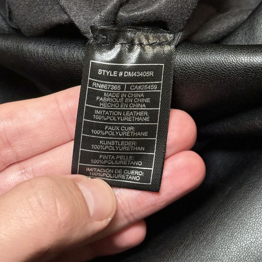 Steve Madden Steve Madden Women's Black Faux Leather Cropped Pants Size M Size 32" / US 10 / IT 46 - 5 Thumbnail