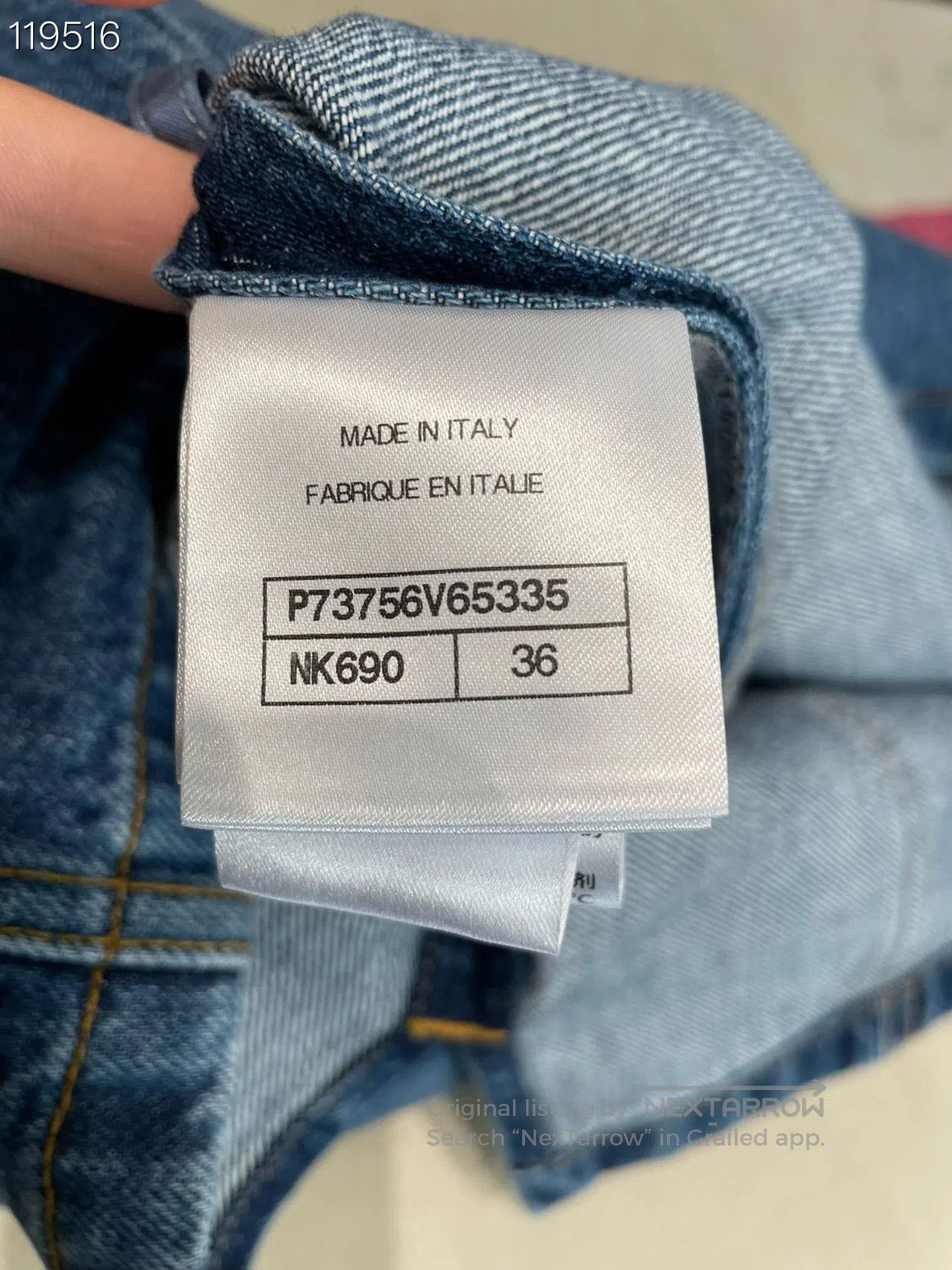 Chanel Chanel 22K Denim Skirt Size 36. Size 35" - 6 Thumbnail