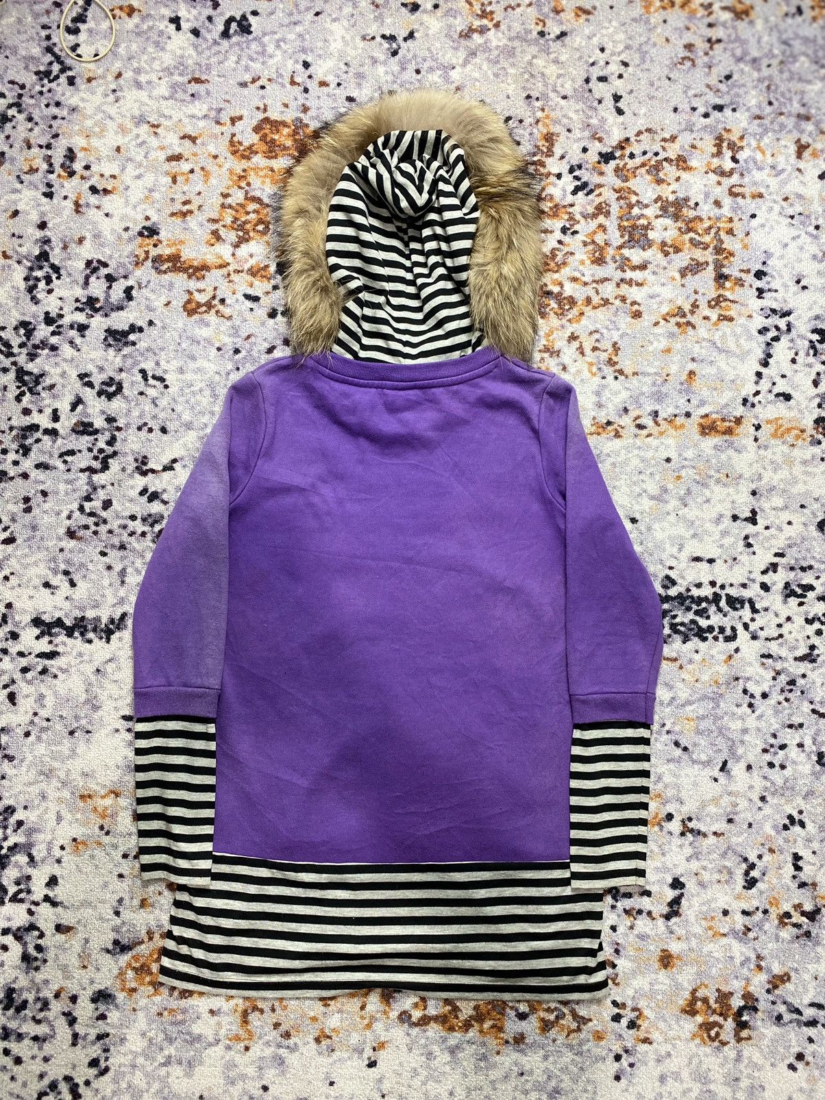 Japanese Brand CRAZY FADED AZONA A02 GIRLS FUR HOODIE Size US S / EU 44-46 / 1 - 3 Thumbnail