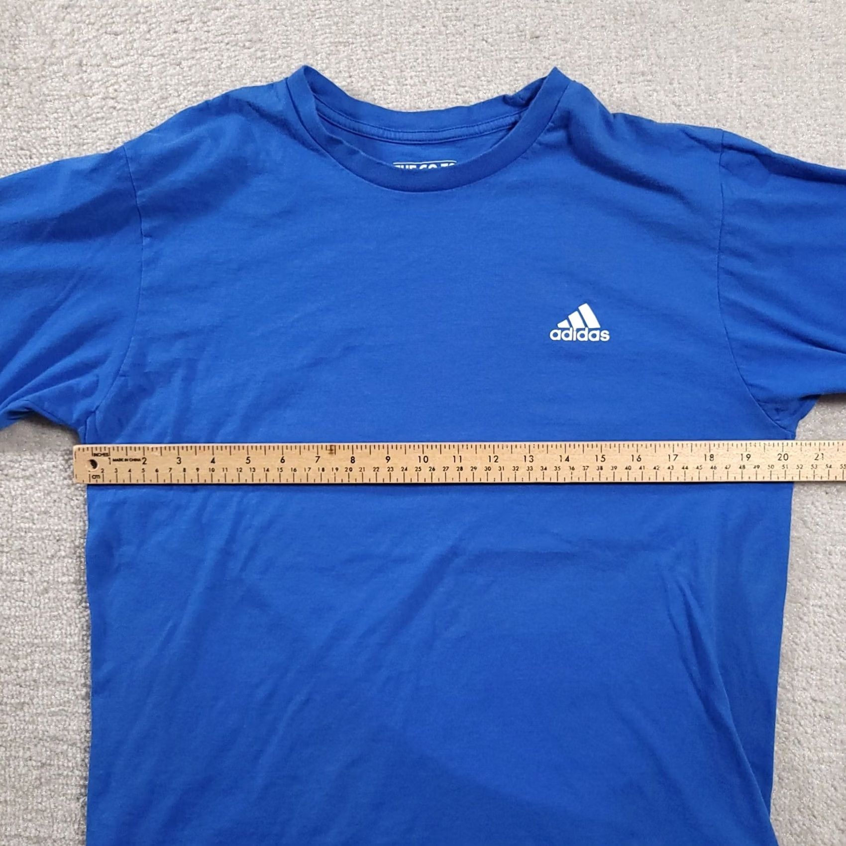 Adidas adidas Shirt Mens S Blue The Tee Men Logo Size US S / EU 44-46 / 1 - 4 Thumbnail