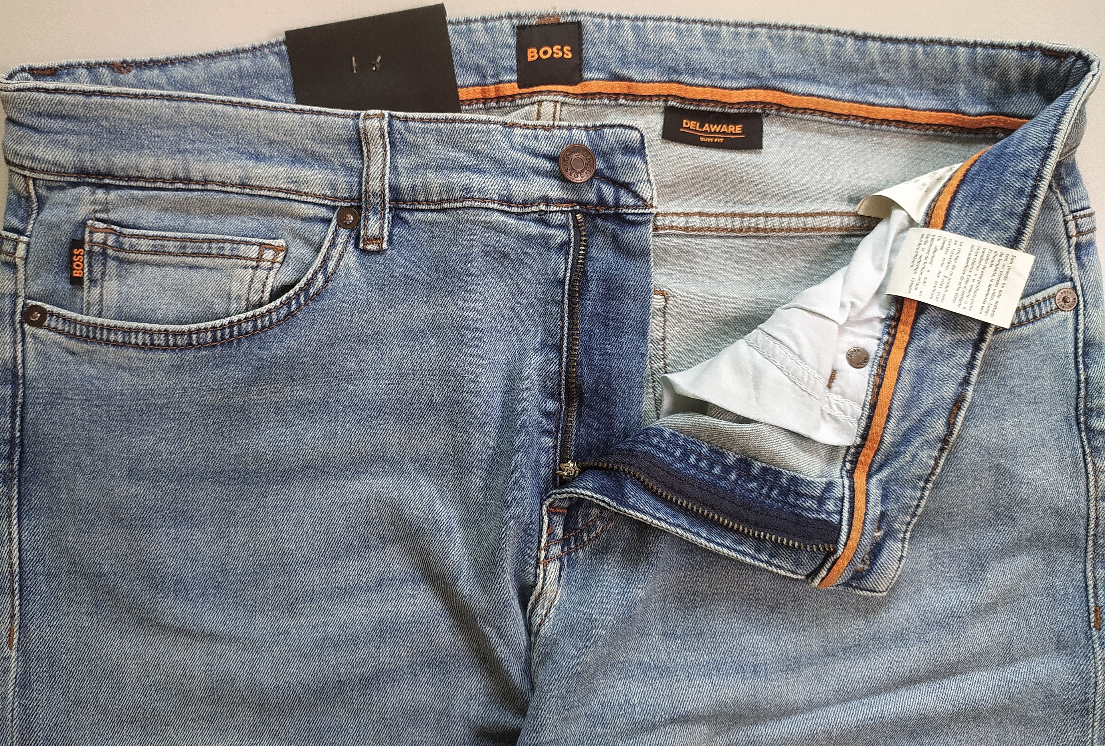 Hugo Boss HUGO BOSS DELAWARE Slim fit Jeans Free S T/6032 Size US 36 / EU 52 - 9 Thumbnail