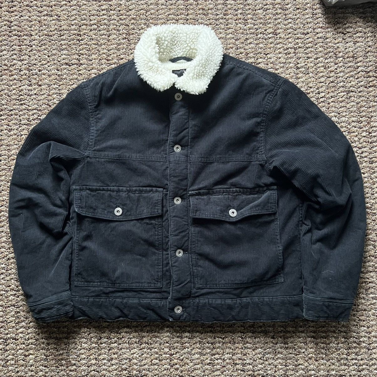 H&M Corduroy Jacket W/ Fleece Collar and Lining Size US S / EU 44-46 / 1 - 1 Thumbnail