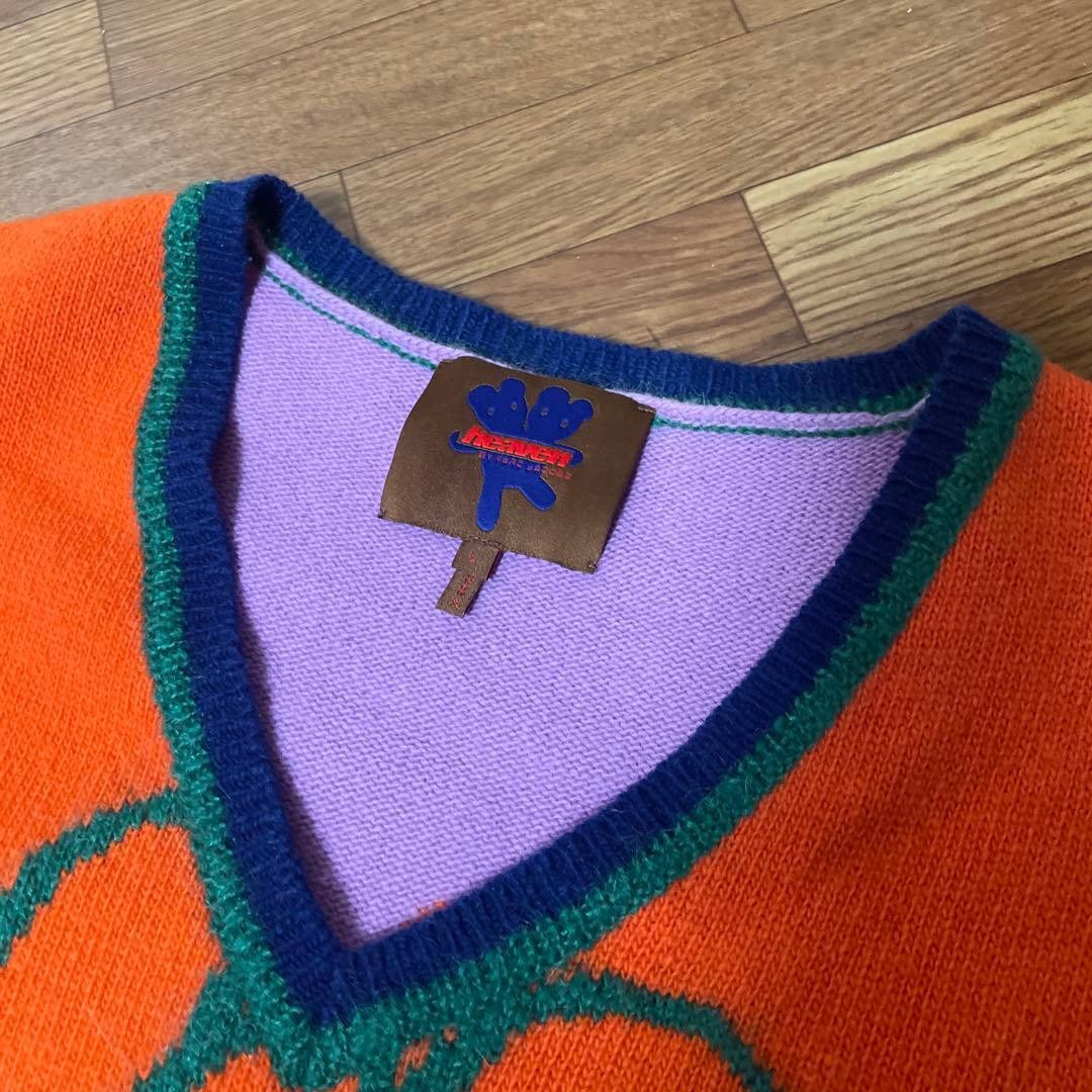 Heaven by Marc Jacobs Heaven by Marc Jacobs Knitted Vest Orange L Size L / US 10 / IT 46 - 3 Thumbnail