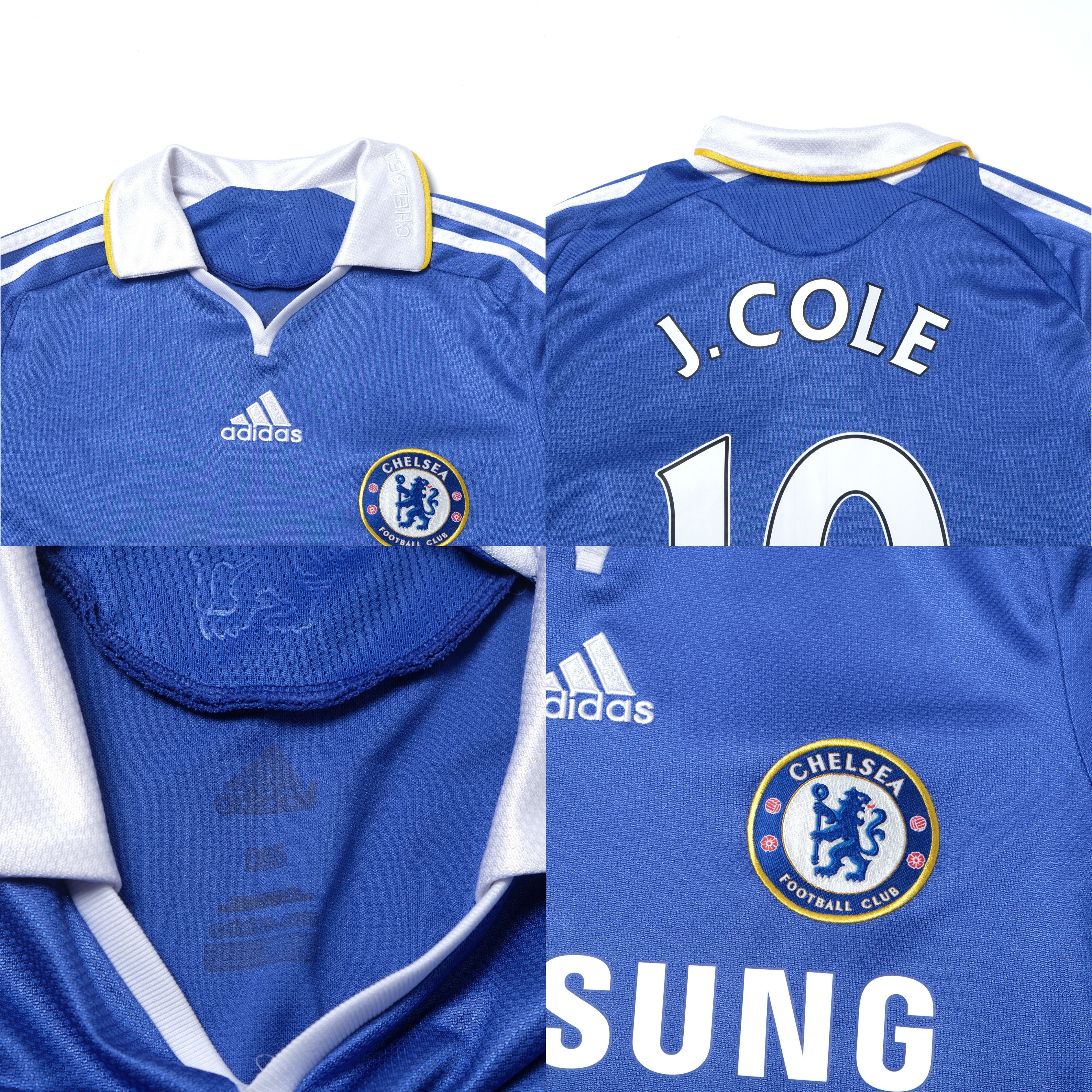 Adidas 2008/09 Chelsea Home Shirt J.Cole (S) Size US S / EU 44-46 / 1 - 5 Thumbnail