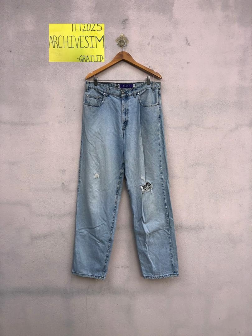 Levi's Levi’s SilverTab Baggy Distressed 90s Style Jeans Size US 33 - 2 Thumbnail