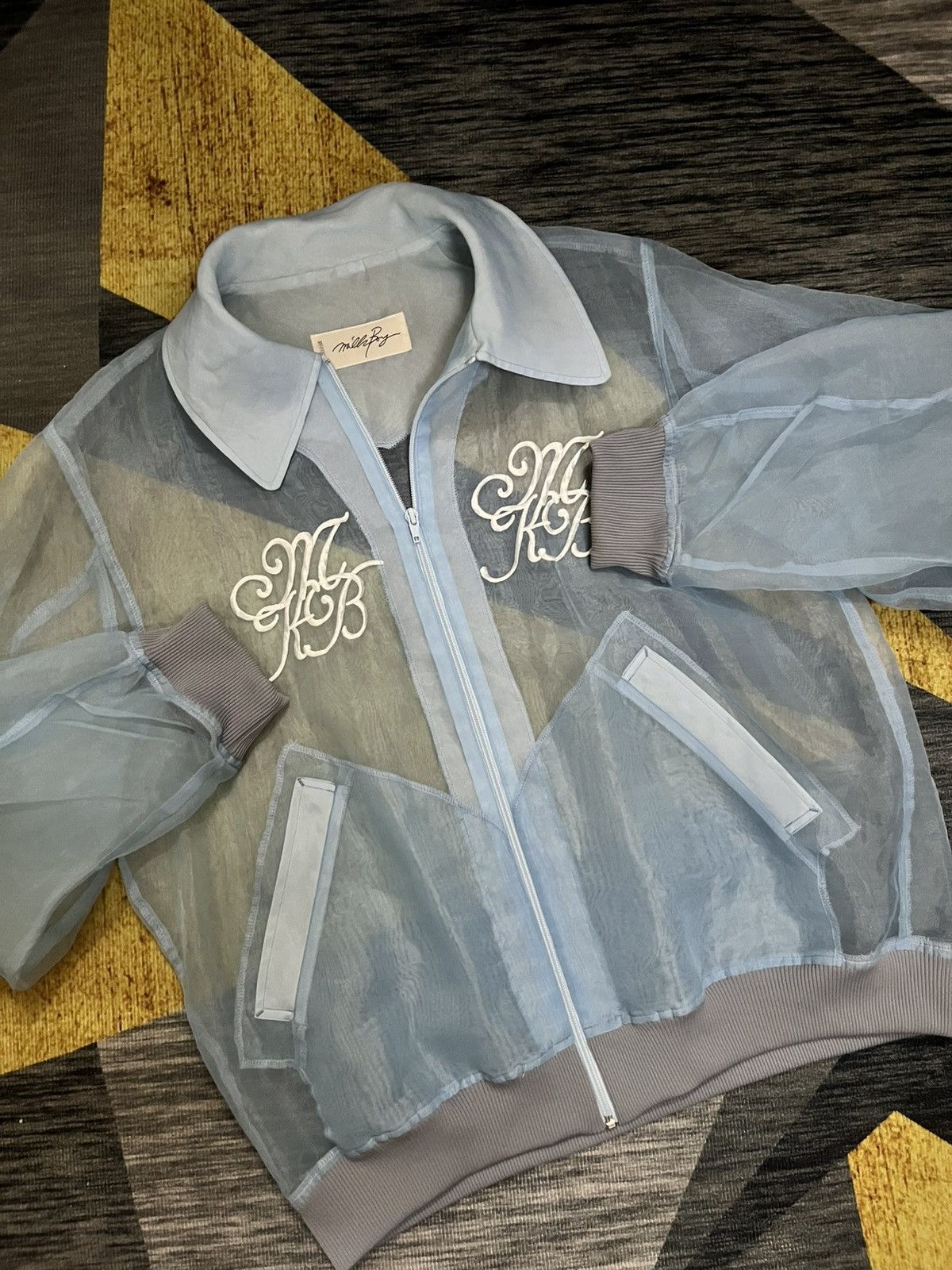 Japanese Brand 2000s MILKBOY born exclusive mesh jackets #H2 Size US L / EU 52-54 / 3 - 6 Thumbnail