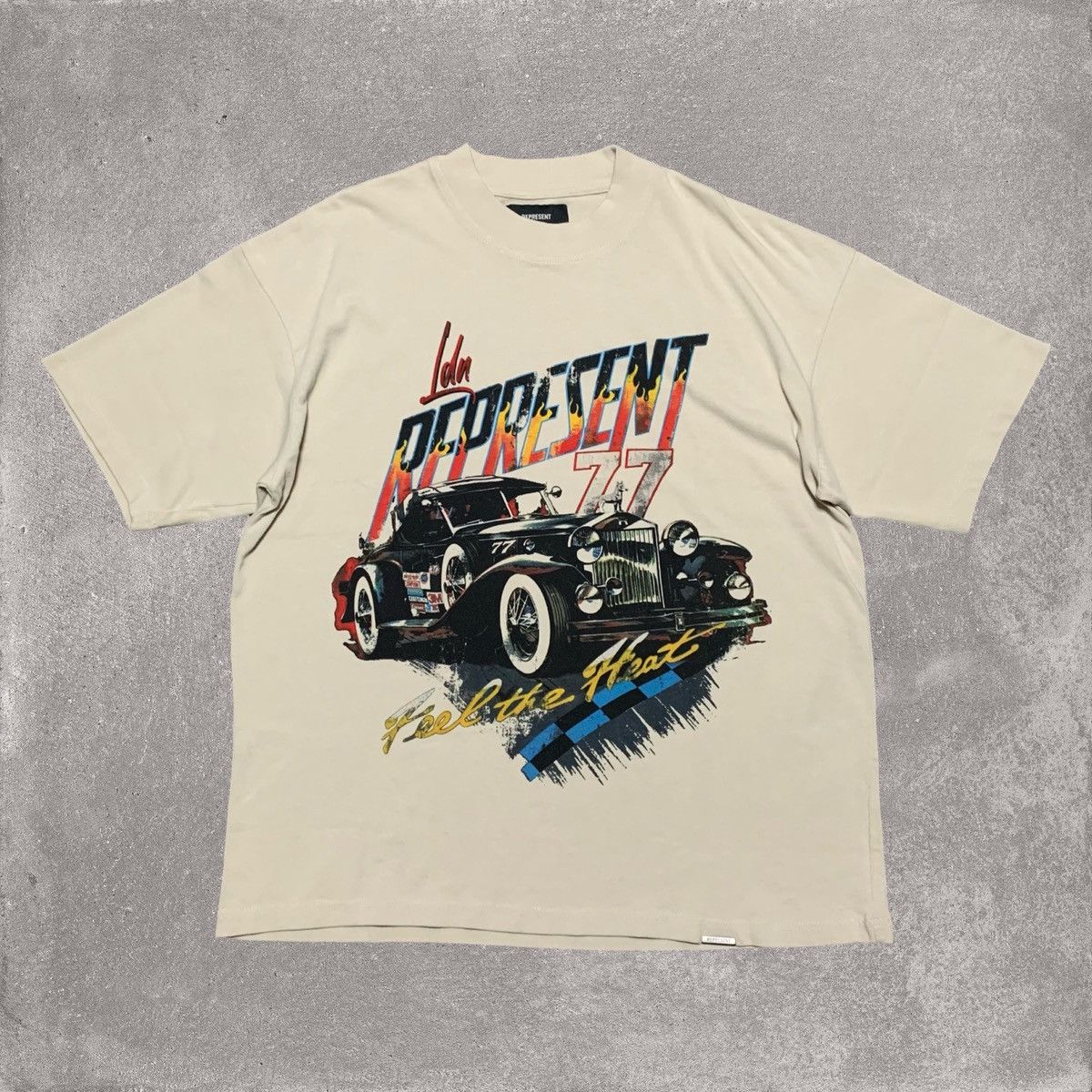 Represent Clo. Represent Small Feel The Heat Vintage White Tee Size US S / EU 44-46 / 1 - 1 Thumbnail