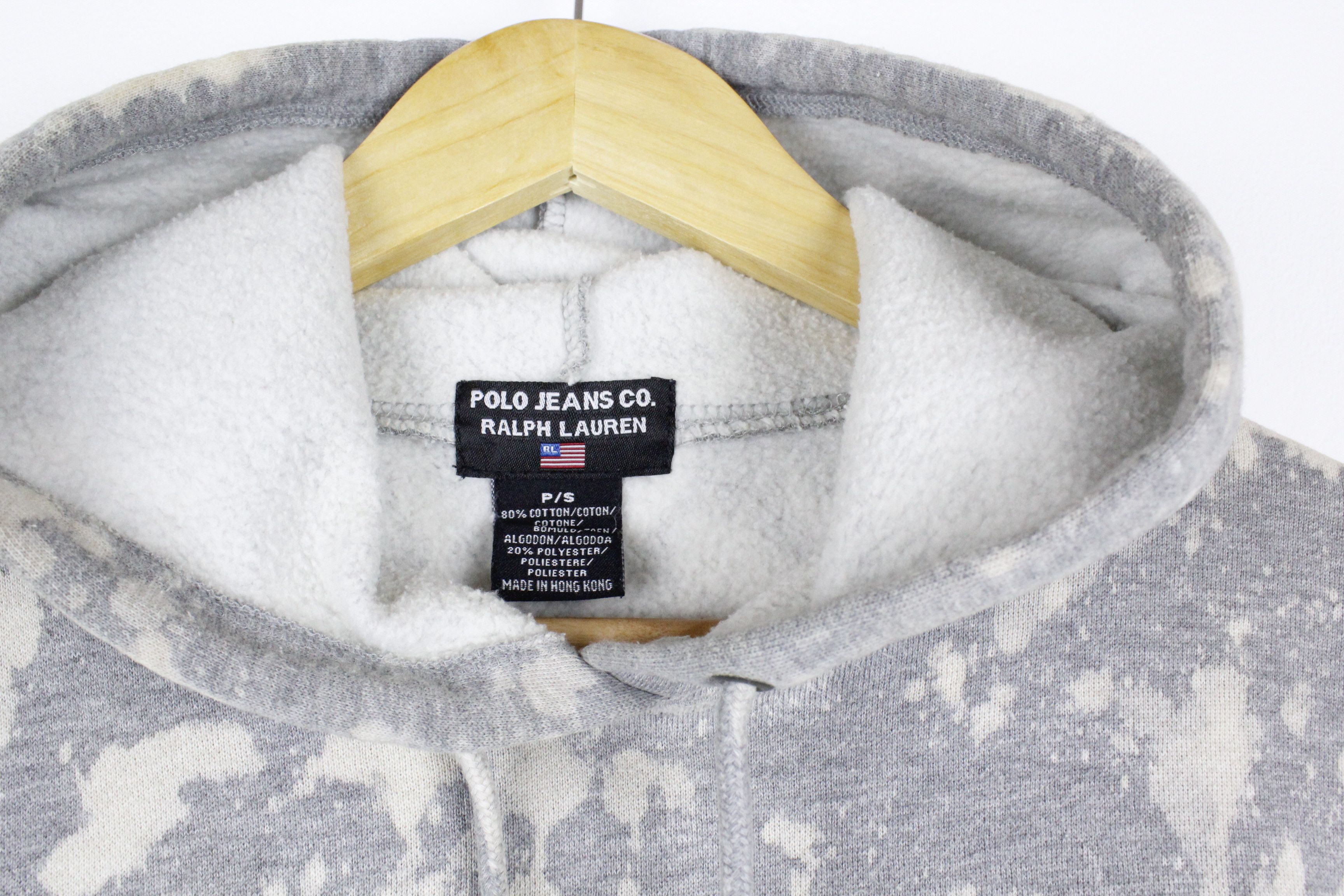 Polo Ralph Lauren Vintage Polo Jeans by Ralph Lauren Logo Tie Dye Hoodie 90s Size US S / EU 44-46 / 1 - 3 Thumbnail
