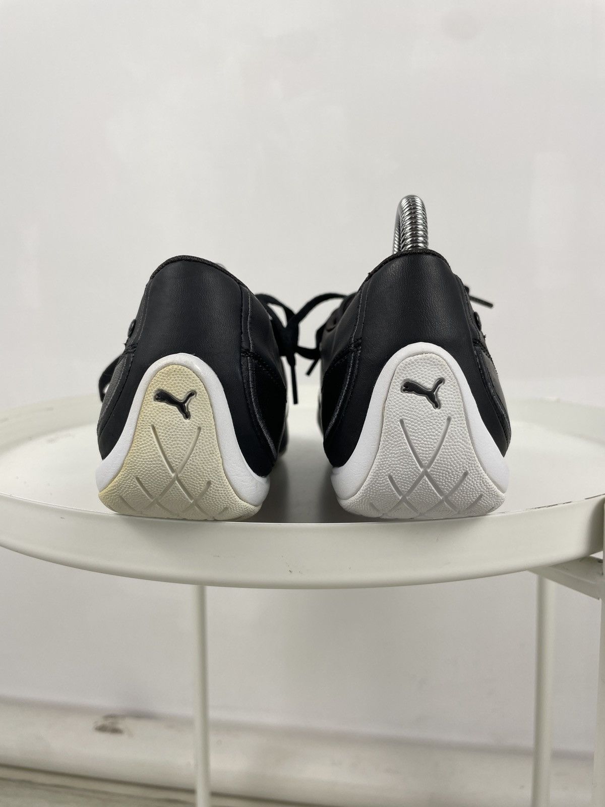 Ferrari × Puma Deatstock Rare Y2K Jet Speed Cat Leather Black Laces Low Moto Sneakers Shoes Size US 8.5 / IT 38.5 - 18 Thumbnail