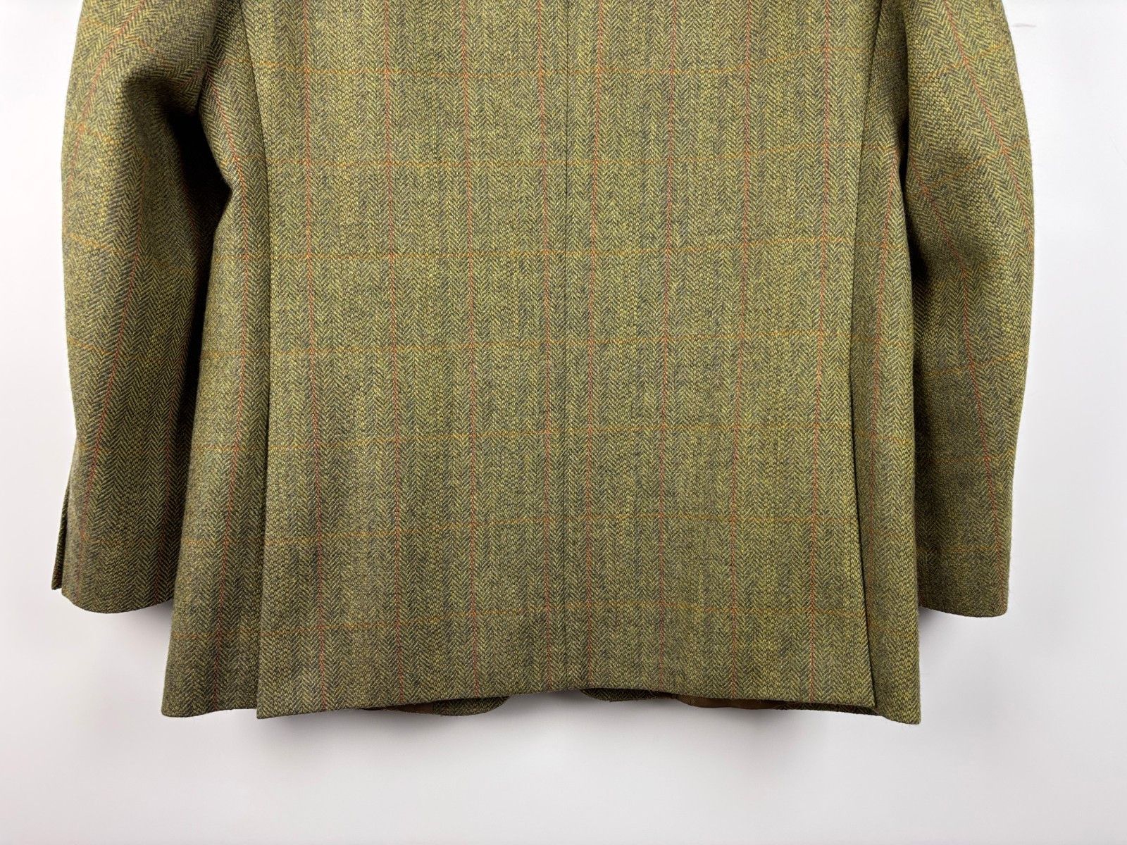 Other Vintage Alias Peek & Cloppenburg Check Tweed Wool Blazer 52 Size 52R - 6 Thumbnail