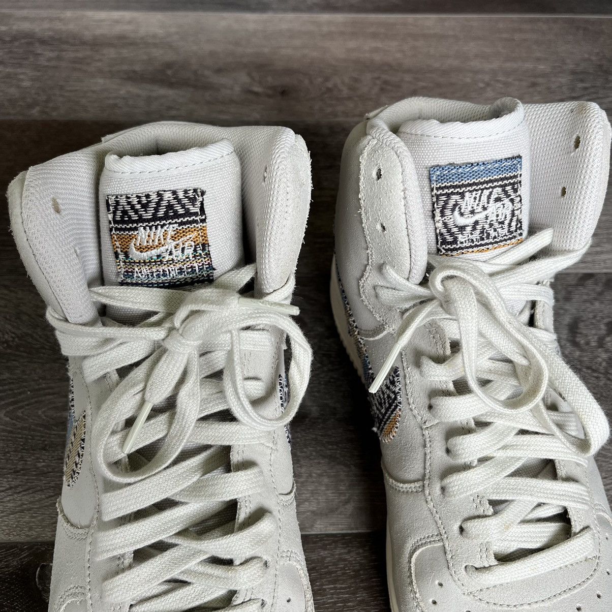 Nike Nike Air Force 1 High 07 LV8 Light Bone Afro Punk Shoes 10.5 Size US 10.5 / EU 43-44 - 6 Thumbnail