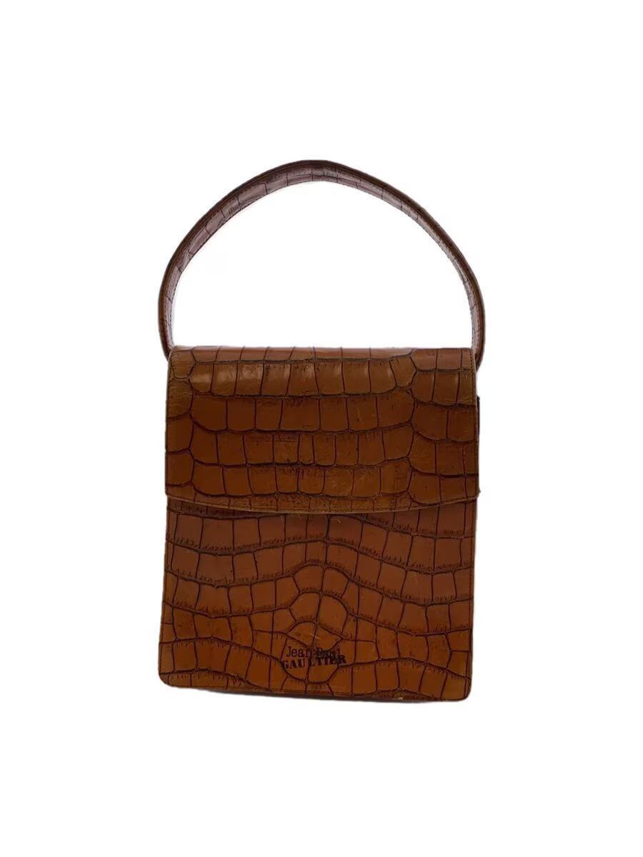 Jean Paul Gaultier Crocodile Embossed Leather Handbag Size ONE SIZE - 1 Thumbnail