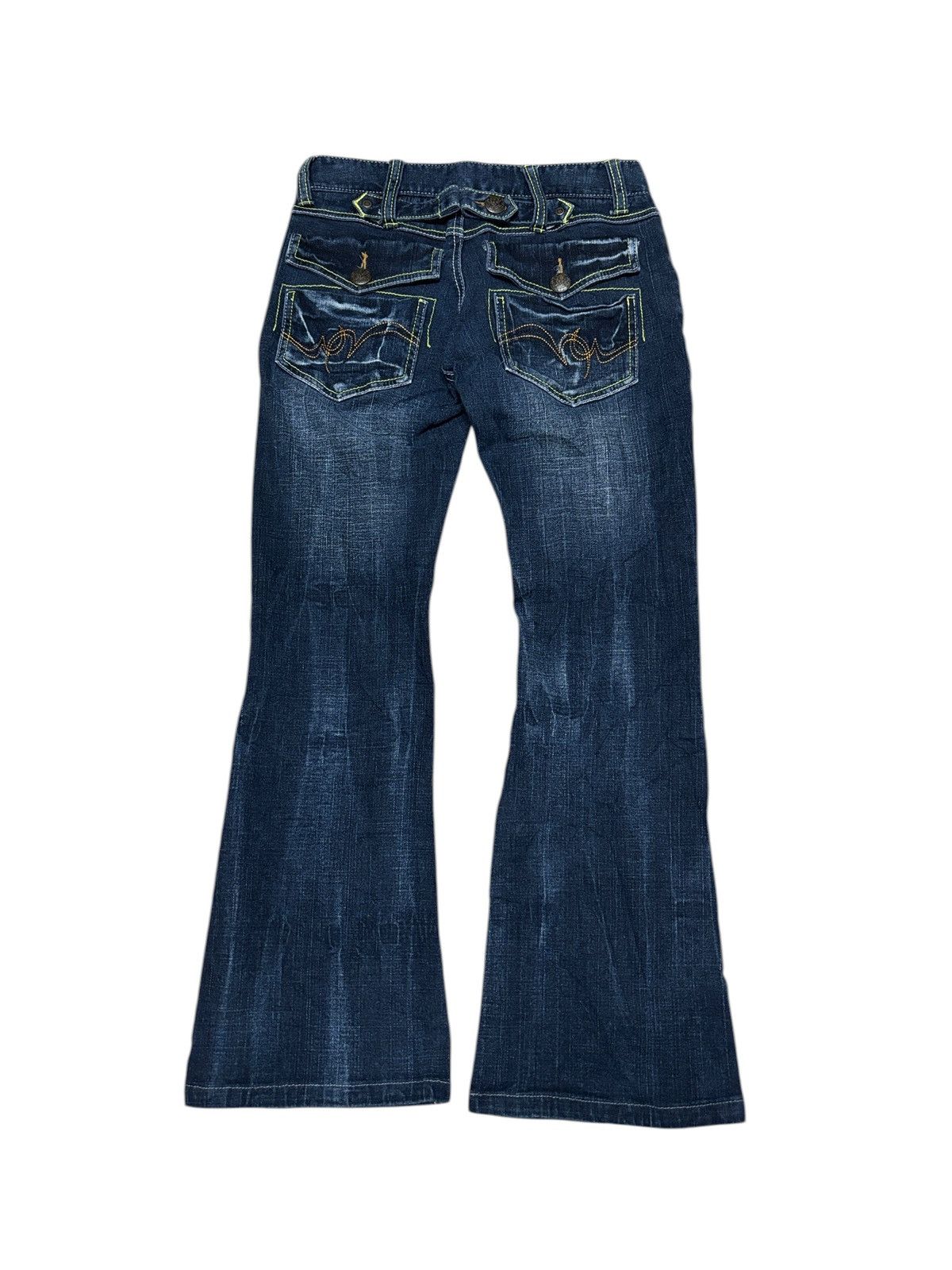 BCBGeneration Y2K BCBG Flare Bootcut Denim Jeans Size 28" / US 6 / IT 42 - 1 Thumbnail