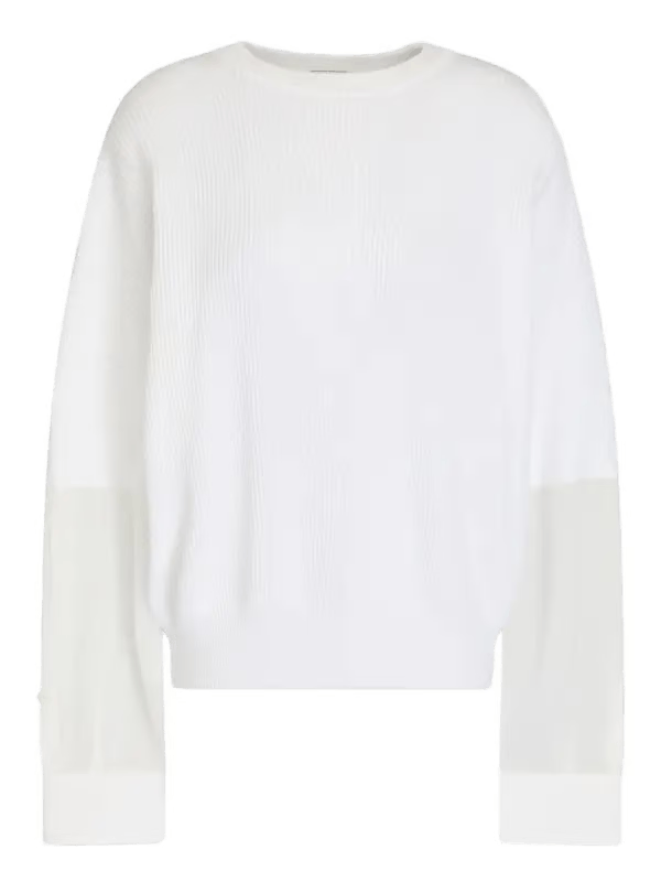 o1y0825 Crewneck Sweater in White