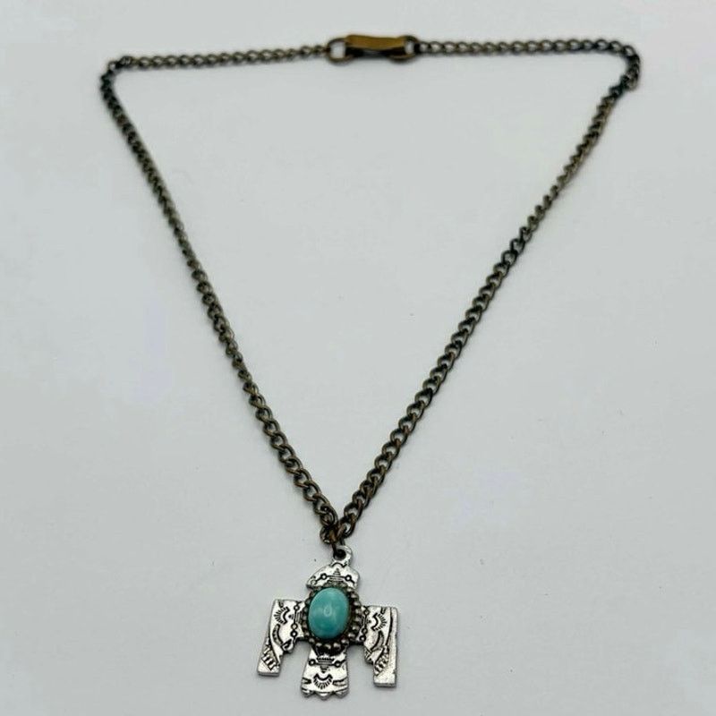 Other Turquoise Eagle Necklace Size ONE SIZE - 3 Thumbnail