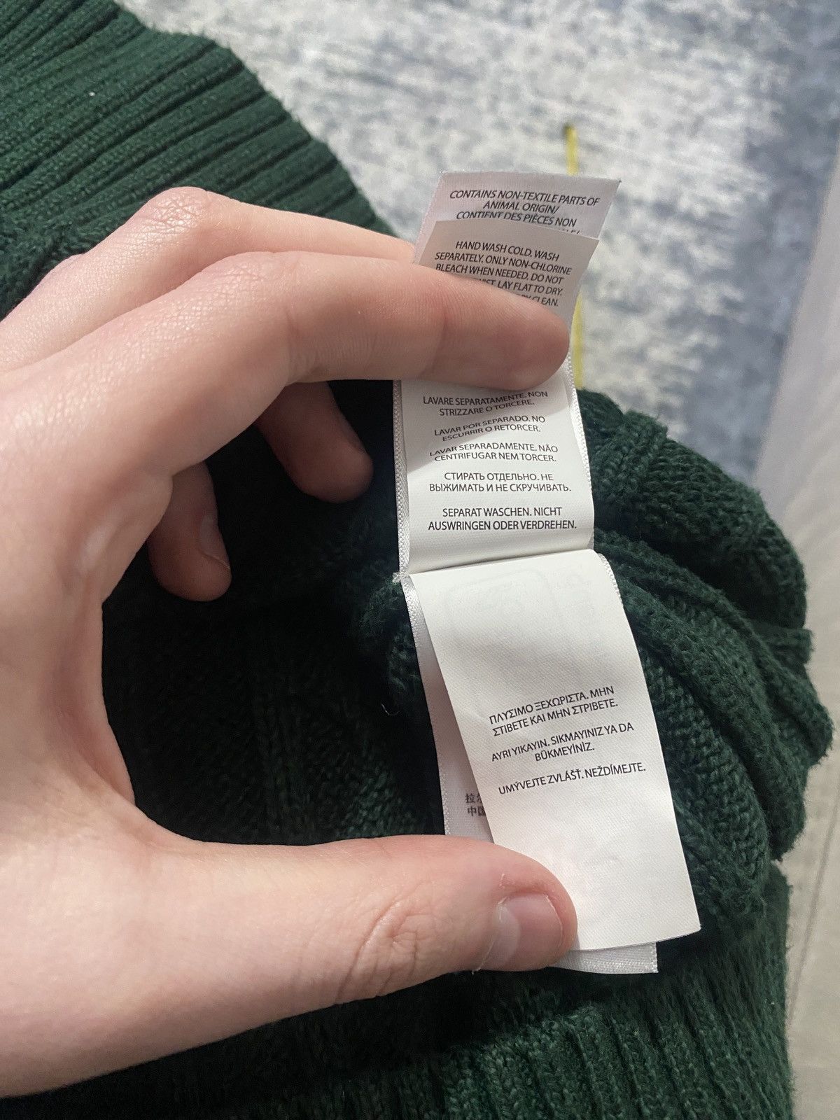 Polo Ralph Lauren Dark green cabel half zip ralph lauren kniwear Size US XL / EU 56 / 4 - 7 Thumbnail