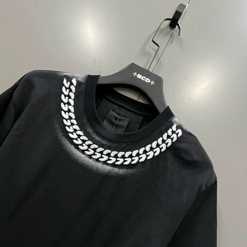 Givenchy Givenchy SizeM Chain Decorated Printed Short Sleeve Dress Size M / US 6-8 / IT 42-44 - 4 Thumbnail