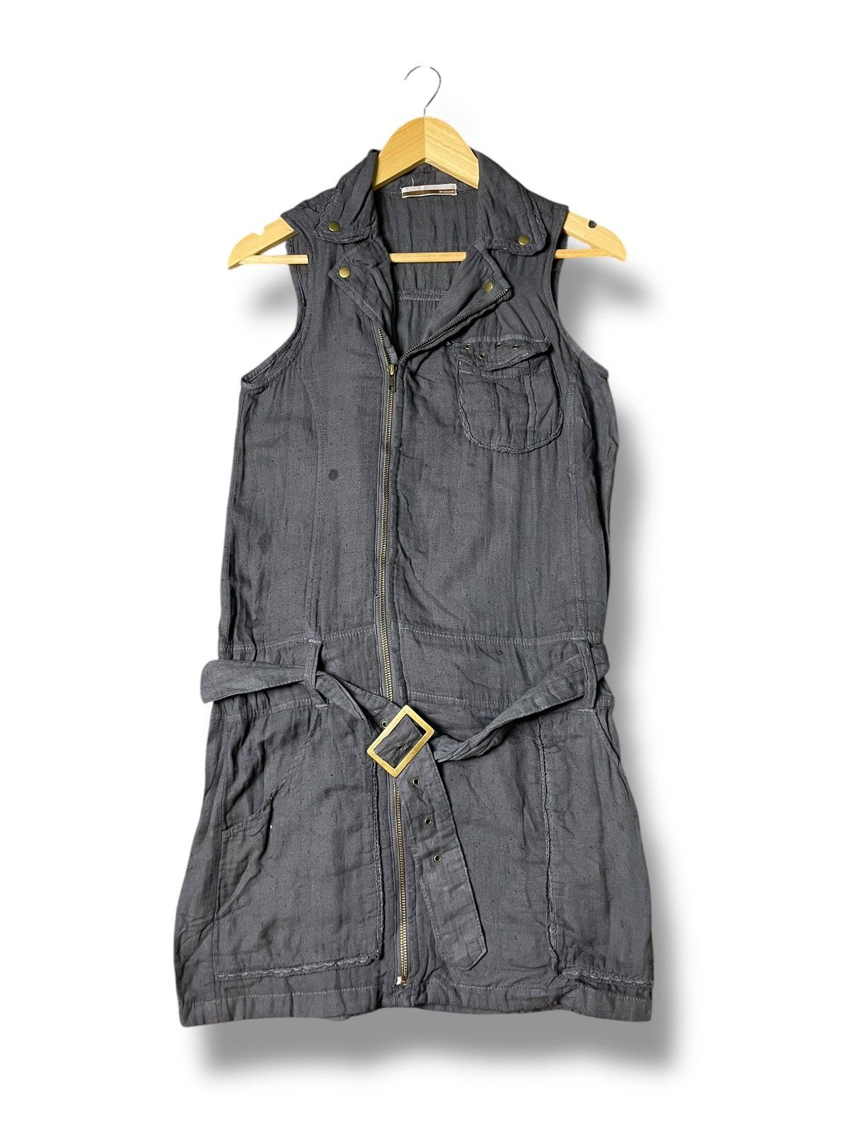 Japanese Brand × Vintage BROCCOLI Japanese Brand Sleeveless Jacket (81) Size XXS / US 00 / IT 34 - 1 Thumbnail
