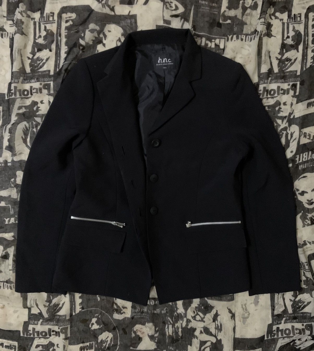Yohji Yamamoto 💥Japanese Hiromichi Nakano Seditionaries Jacket Size S / US 4 / IT 40 - 5 Thumbnail