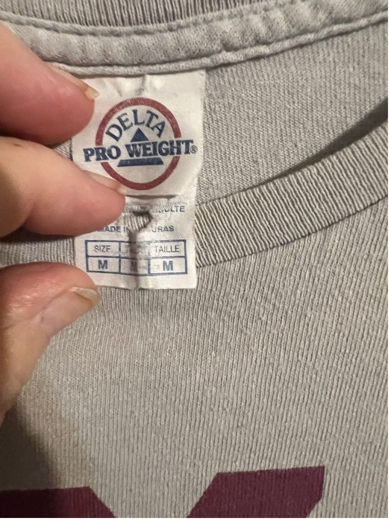 Other Men's Delta Pro Weight Mississippi State Beige Maroon Tee M Size US M / EU 48-50 / 2 - 3 Thumbnail