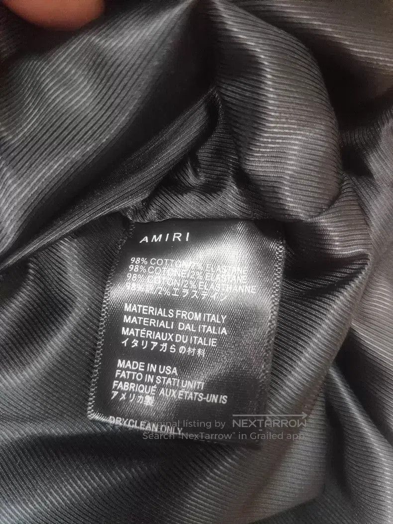 Amiri Amiri Silk baseball jacket Size US XL / EU 56 / 4 - 3 Thumbnail