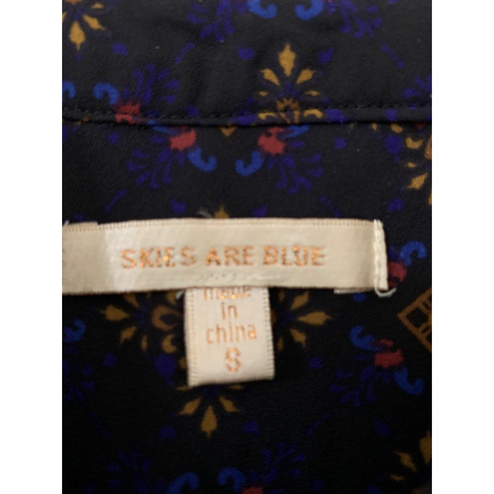 Anthropologie Womens Skies Are Blue Blouse Top Shirt Size Small Stitch Fix Anthropologie Size S / US 4 / IT 40 - 3 Thumbnail