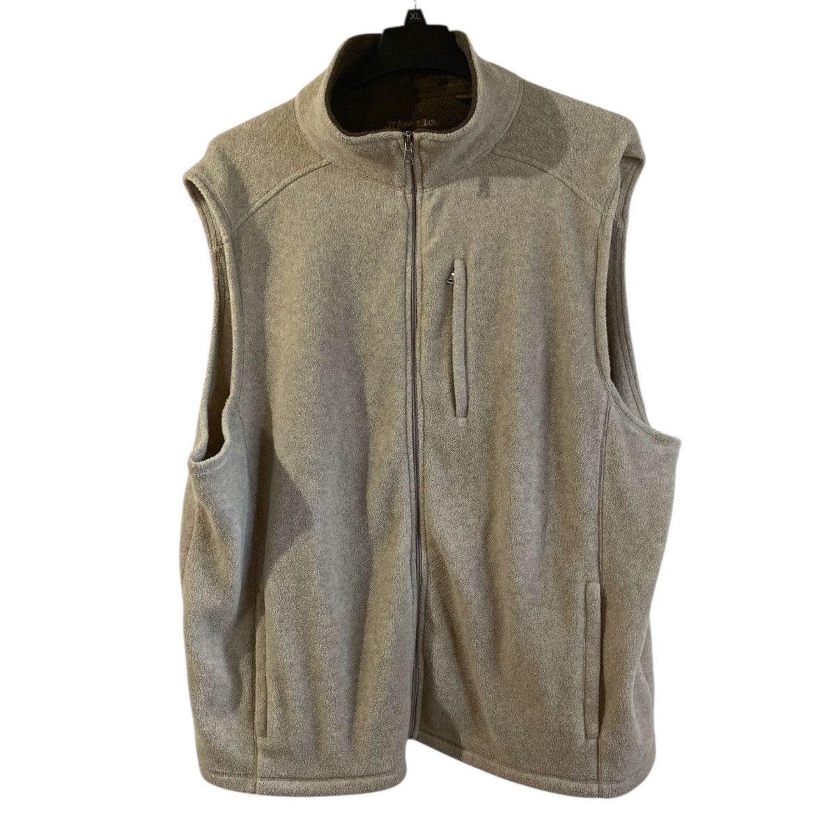 St. Johns Bay St. John’s Bay Men’s Fleece Sweater Vest Beige 2XL Tall Size US XXL / EU 58 / 5 - 1 Thumbnail
