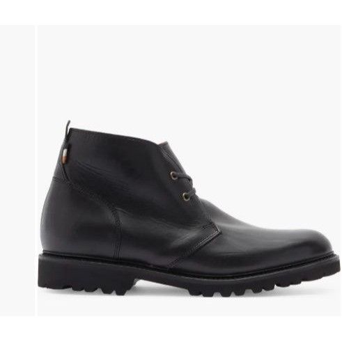 Allen Edmonds Allen Edmonds Mens Black Leather Chandler Lug Sole Chukka Bo Size US 9.5 / EU 42-43 - 8 Thumbnail